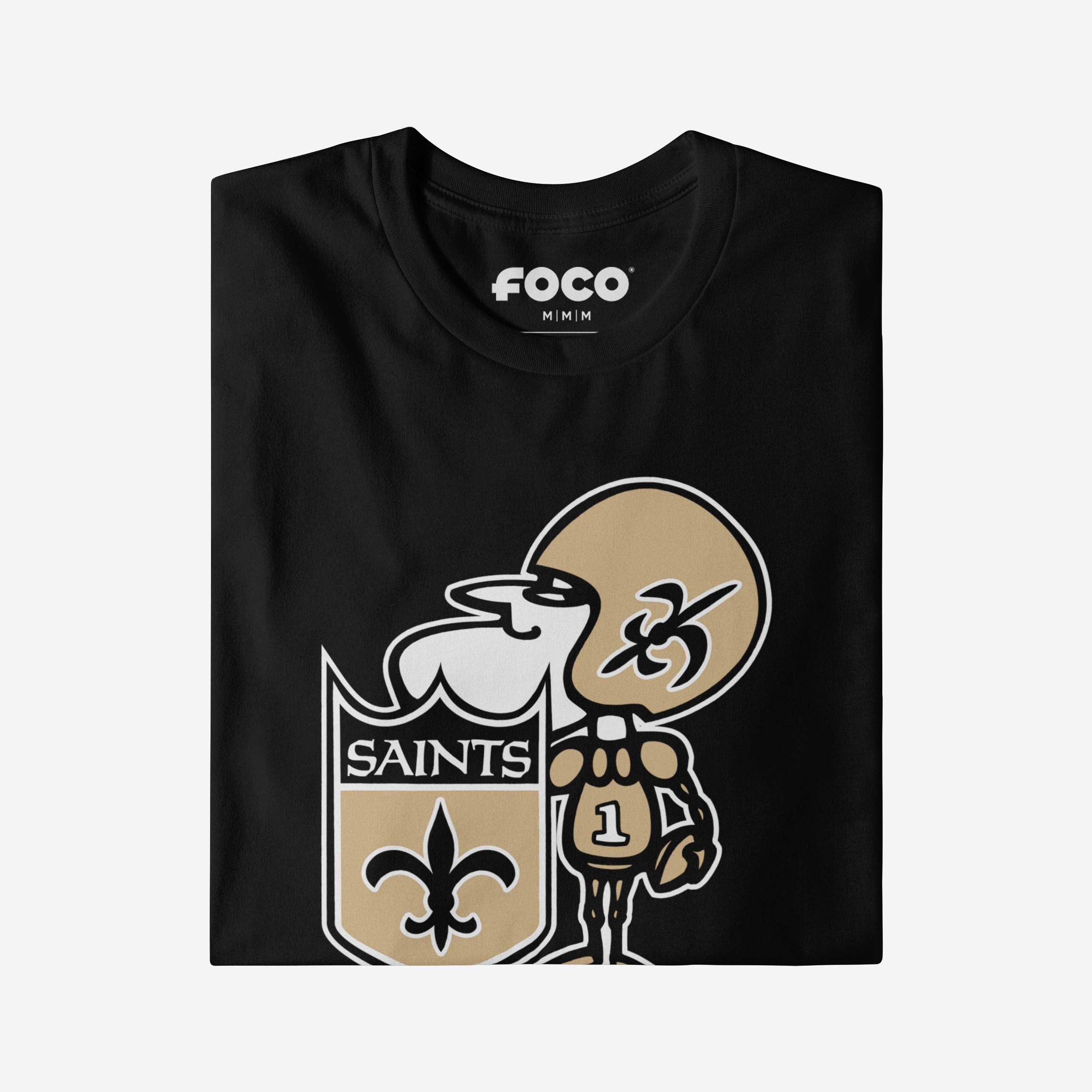 New Orleans Saints 1967 Retro Logo T-Shirt - Image 4