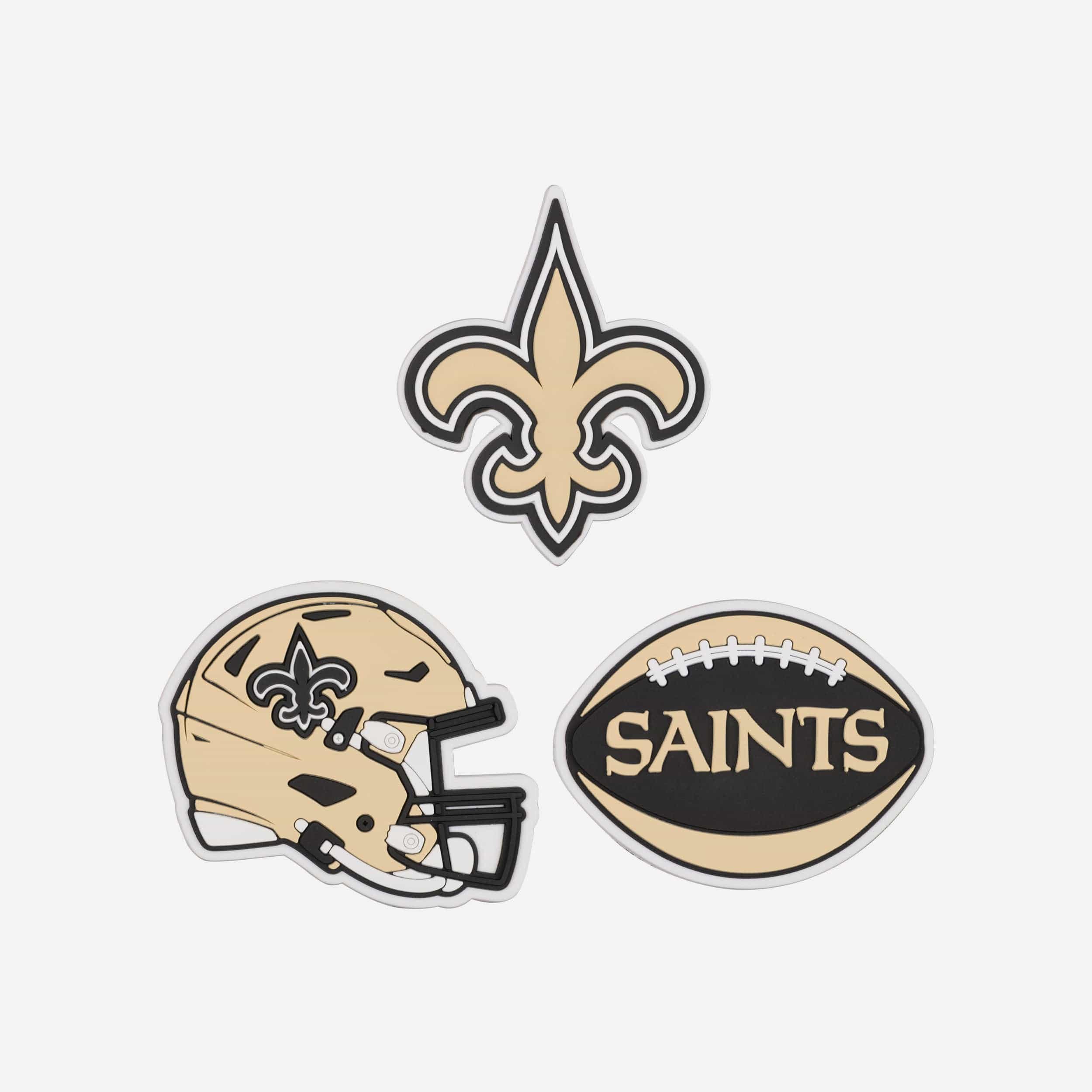 New Orleans Saints 3 Pack Tailgate Tote Charms