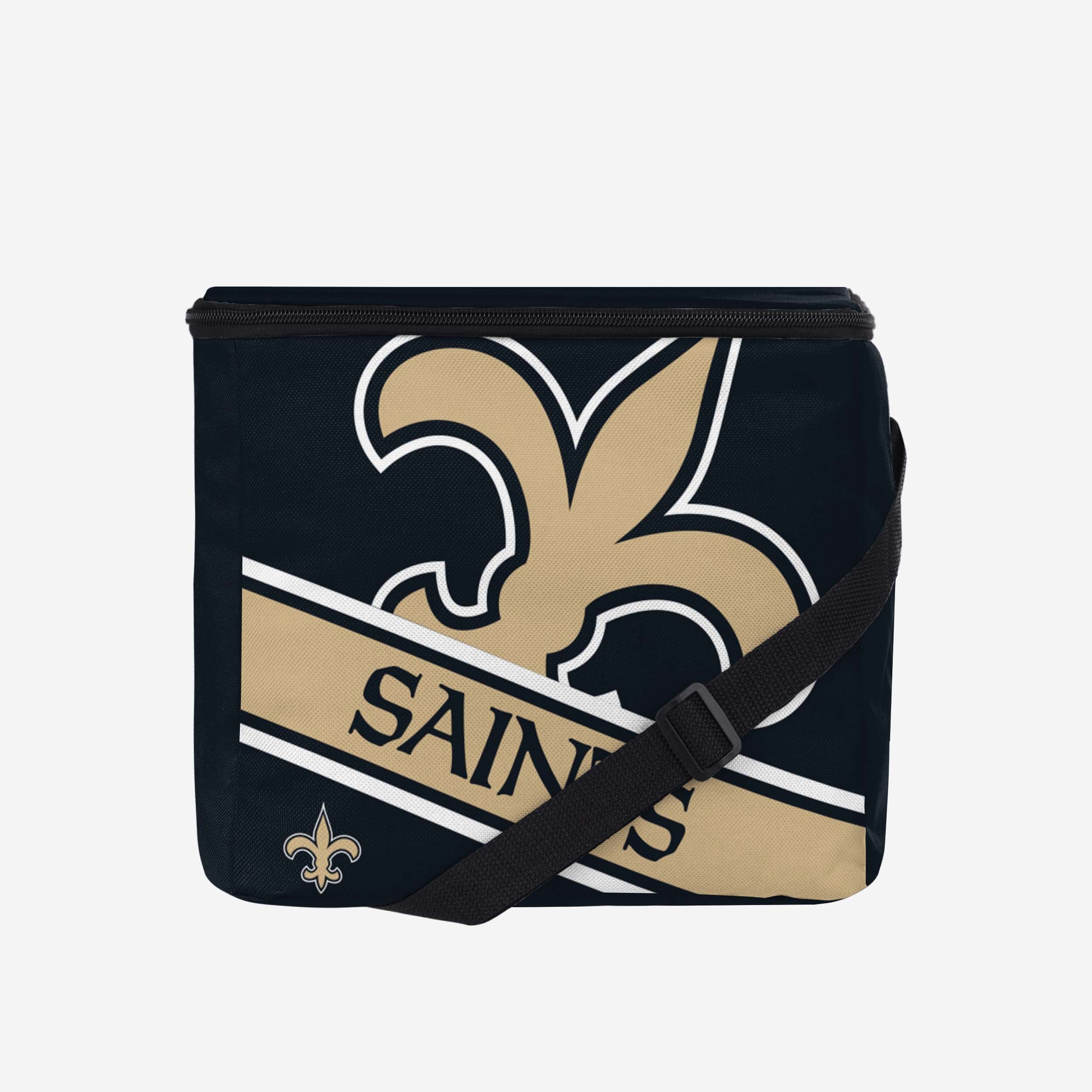 New Orleans Saints Big Logo Stripe 12 Pack Cooler