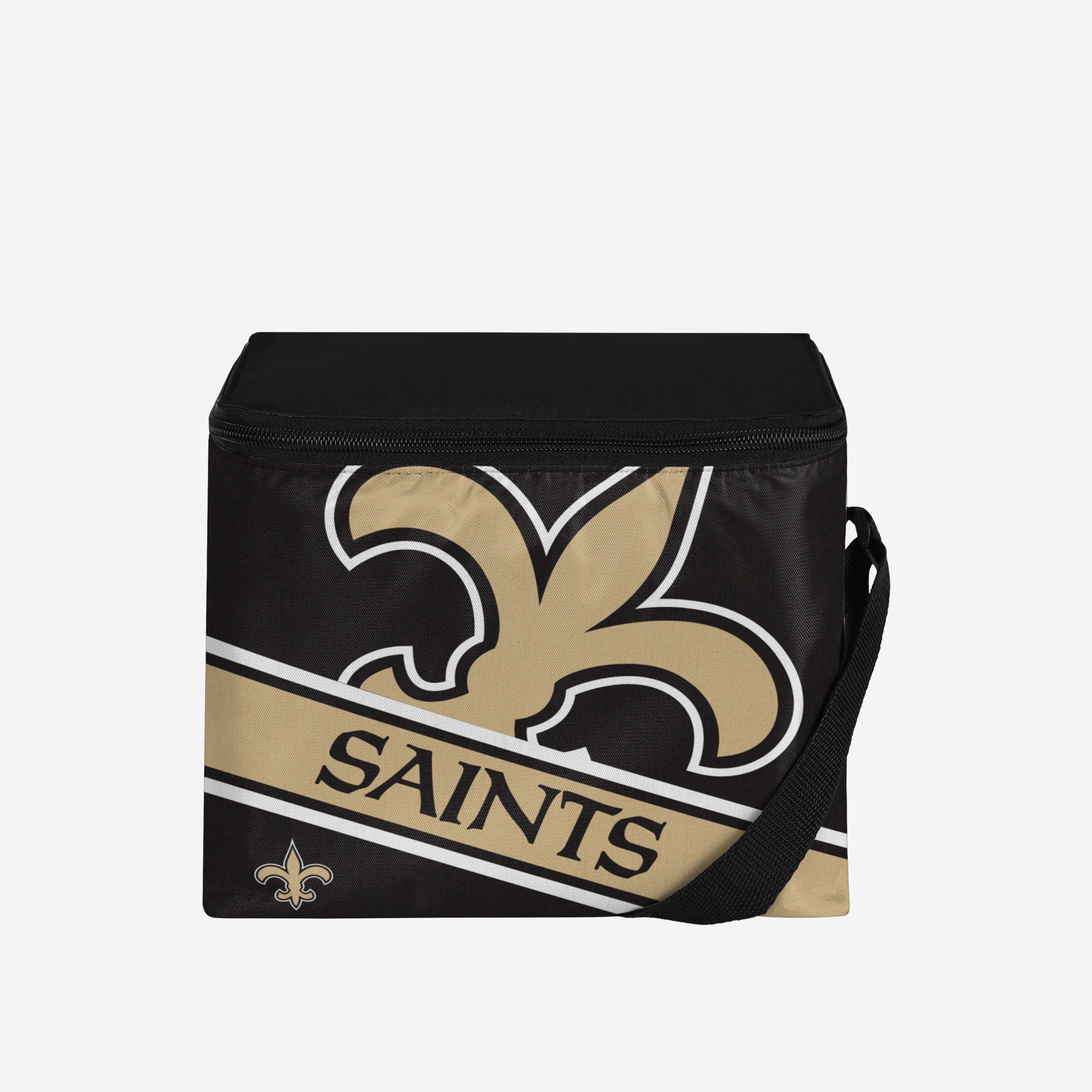 New Orleans Saints Big Logo Stripe 6 Pack Cooler