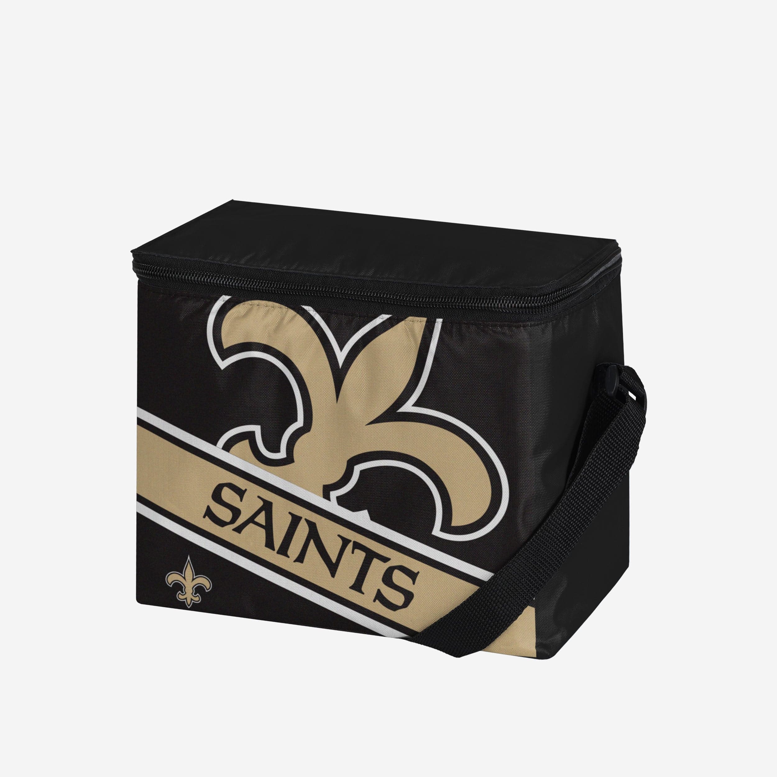 New Orleans Saints Big Logo Stripe 6 Pack Cooler - Image 2