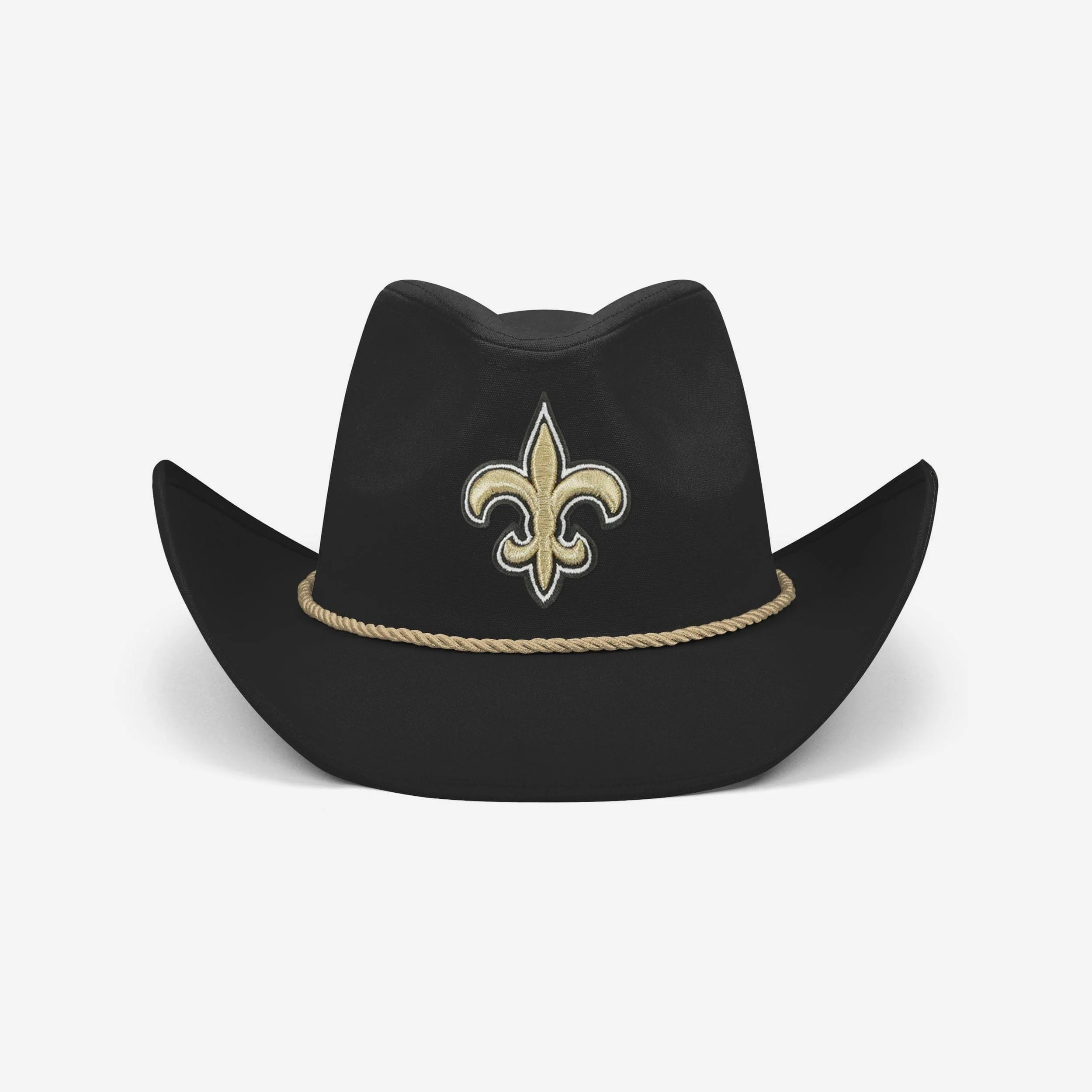 New Orleans Saints Black Cowboy Hat - Image 3