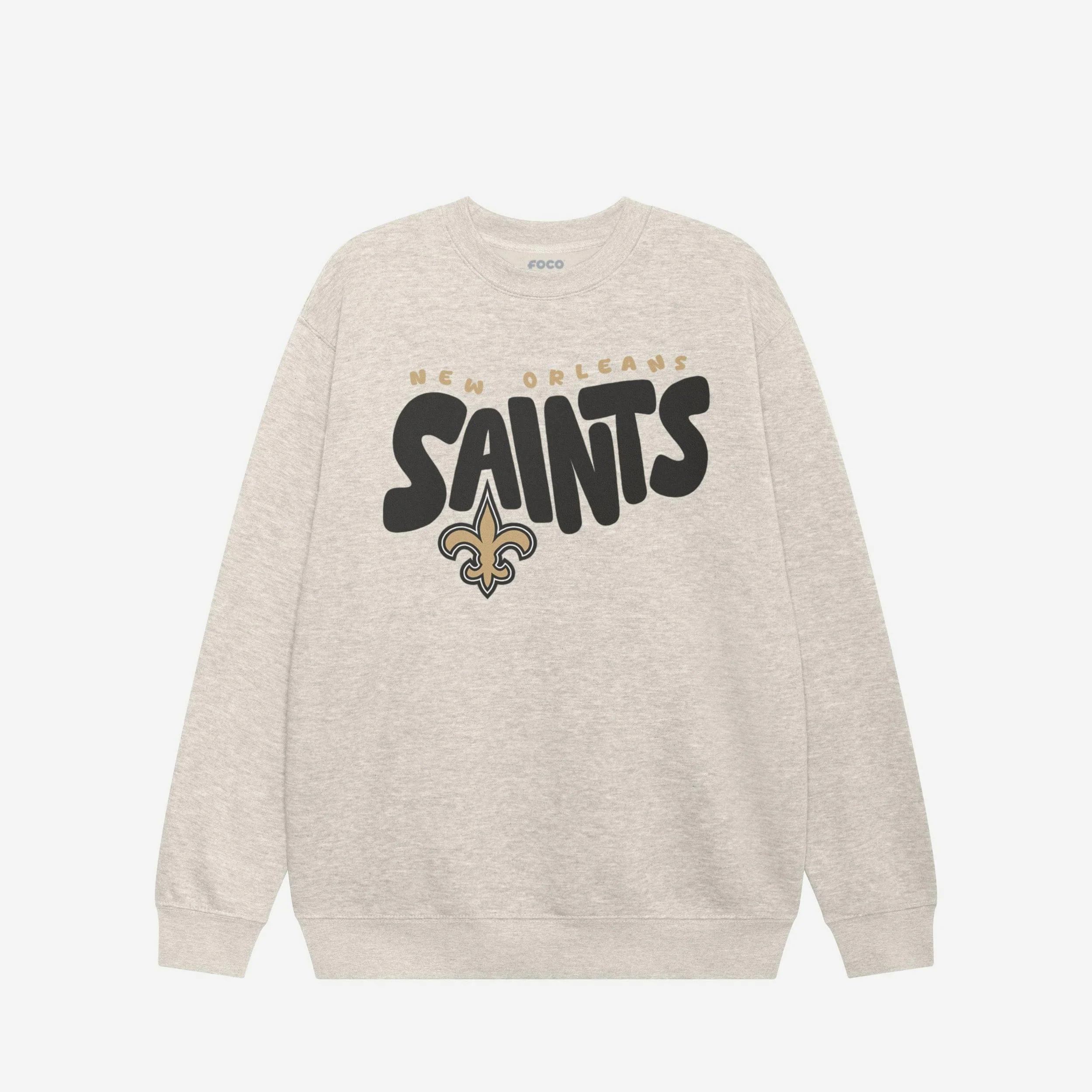 New Orleans Saints Bubble Crew Neck Sweatshirt