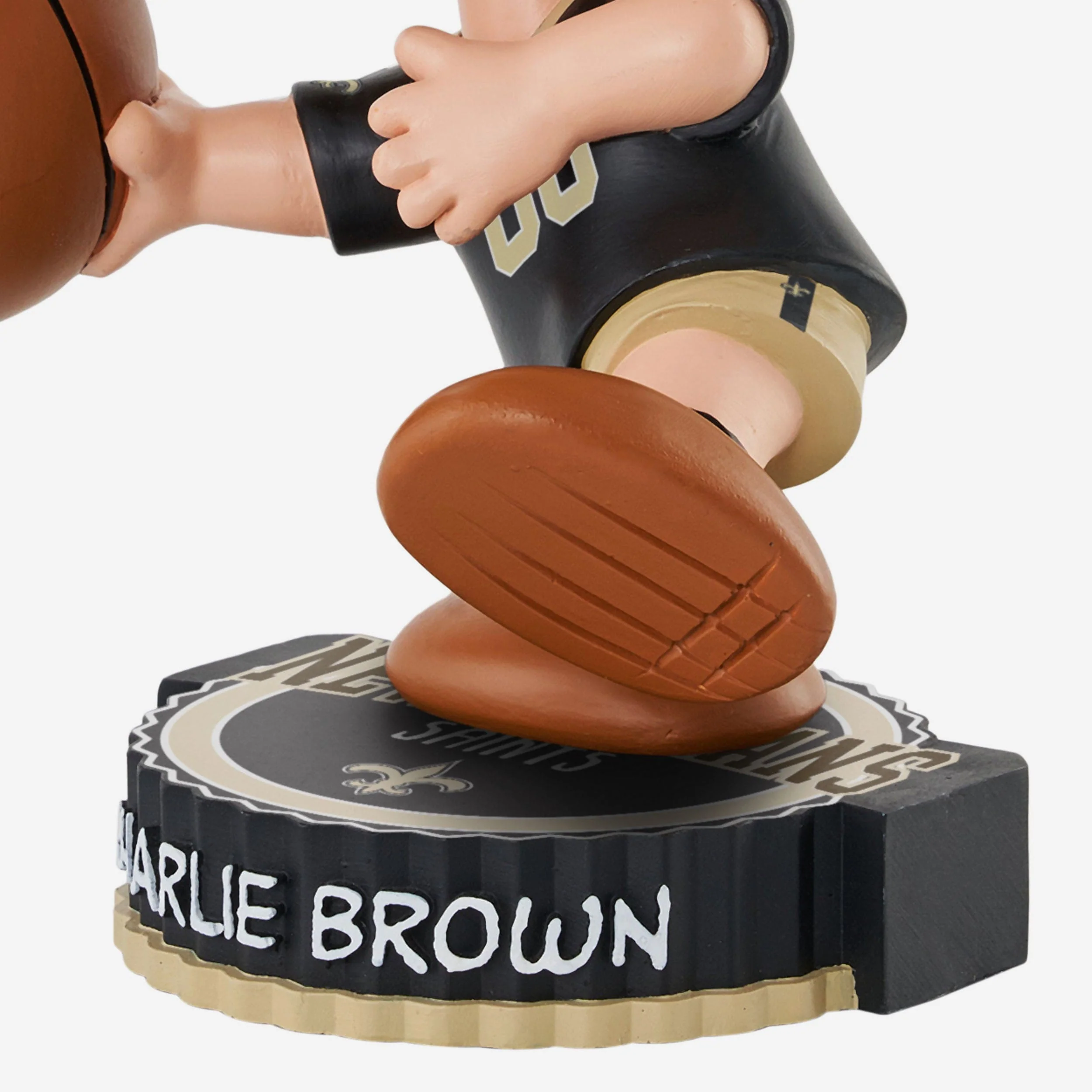 New Orleans Saints Charlie Brown Peanuts Bighead Bobblehead - Image 3
