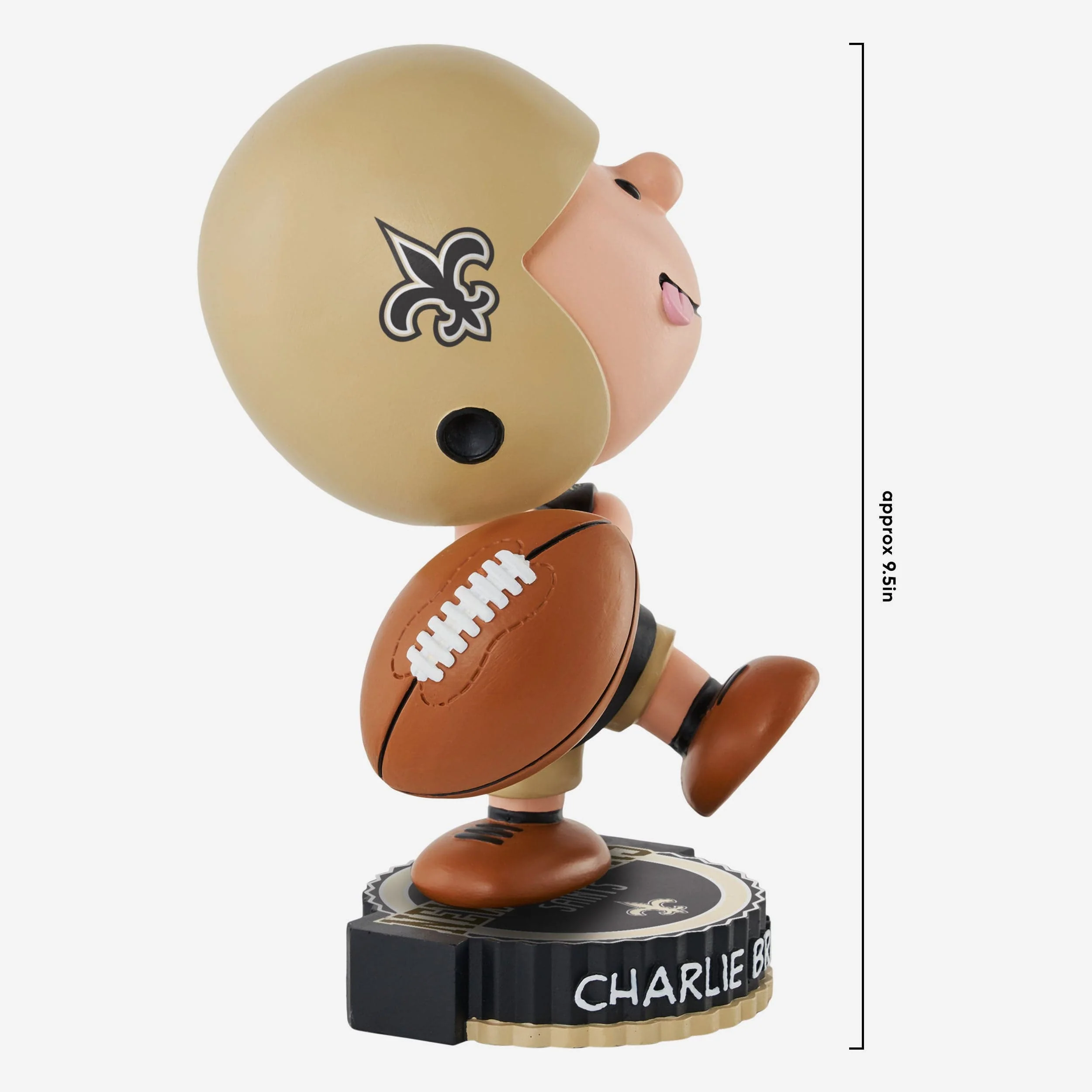 New Orleans Saints Charlie Brown Peanuts Bighead Bobblehead - Image 4