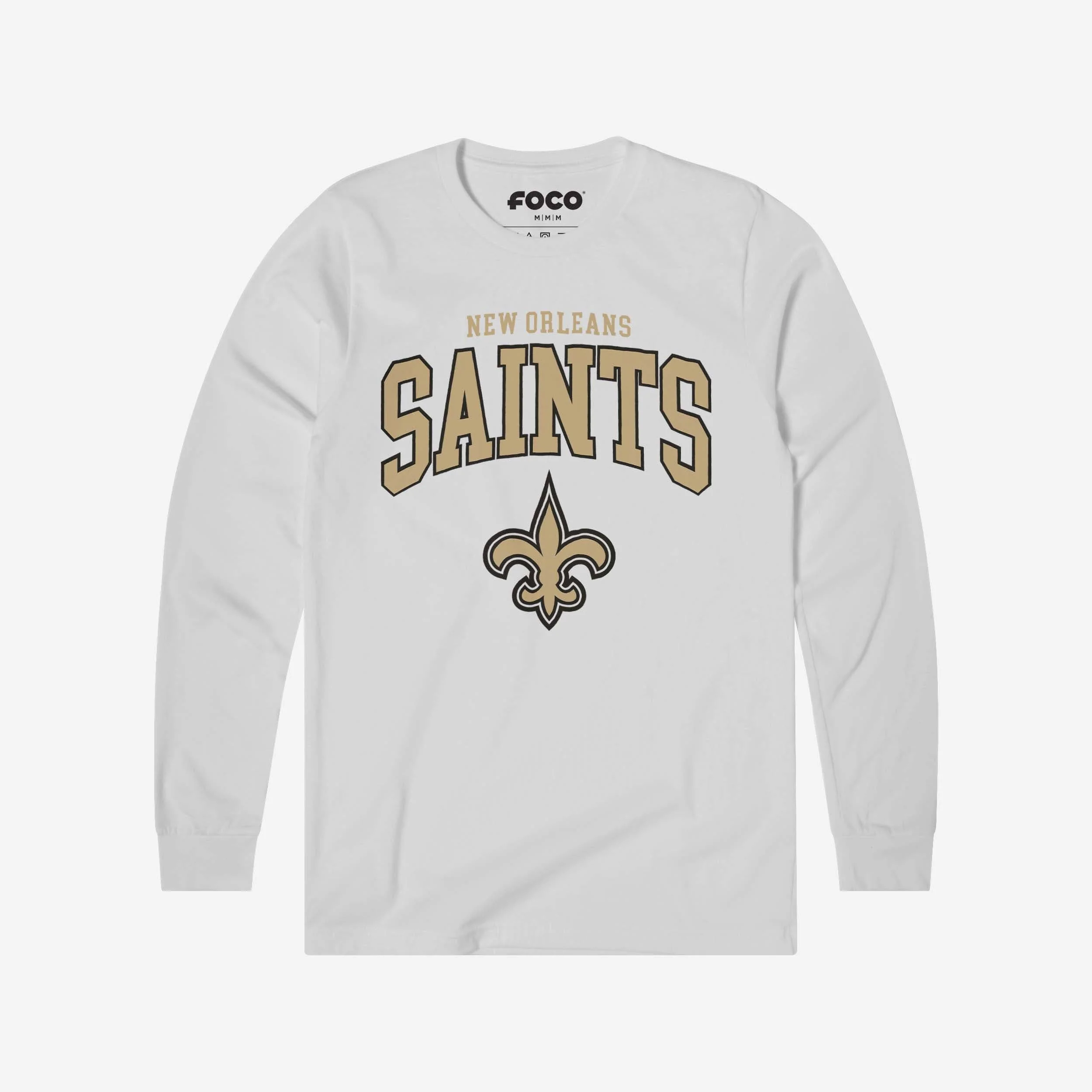 New Orleans Saints Classic Logo Long Sleeve T-Shirt