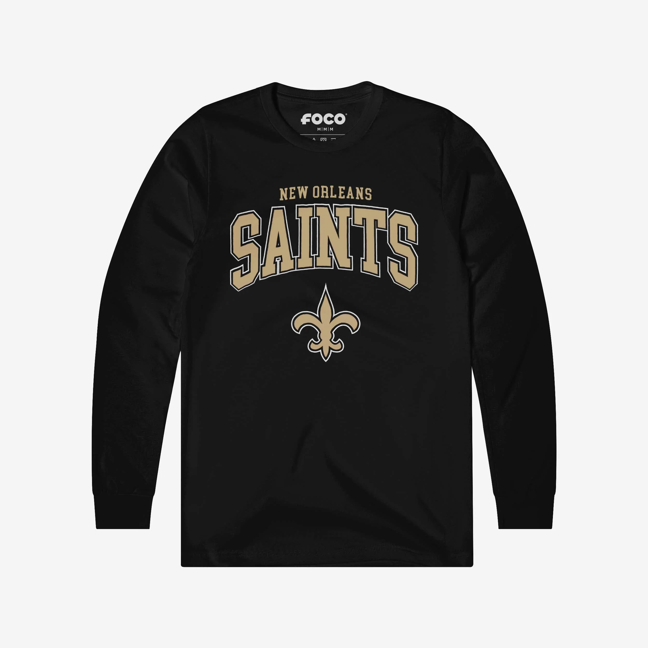 New Orleans Saints Classic Logo Long Sleeve T-Shirt - Image 5