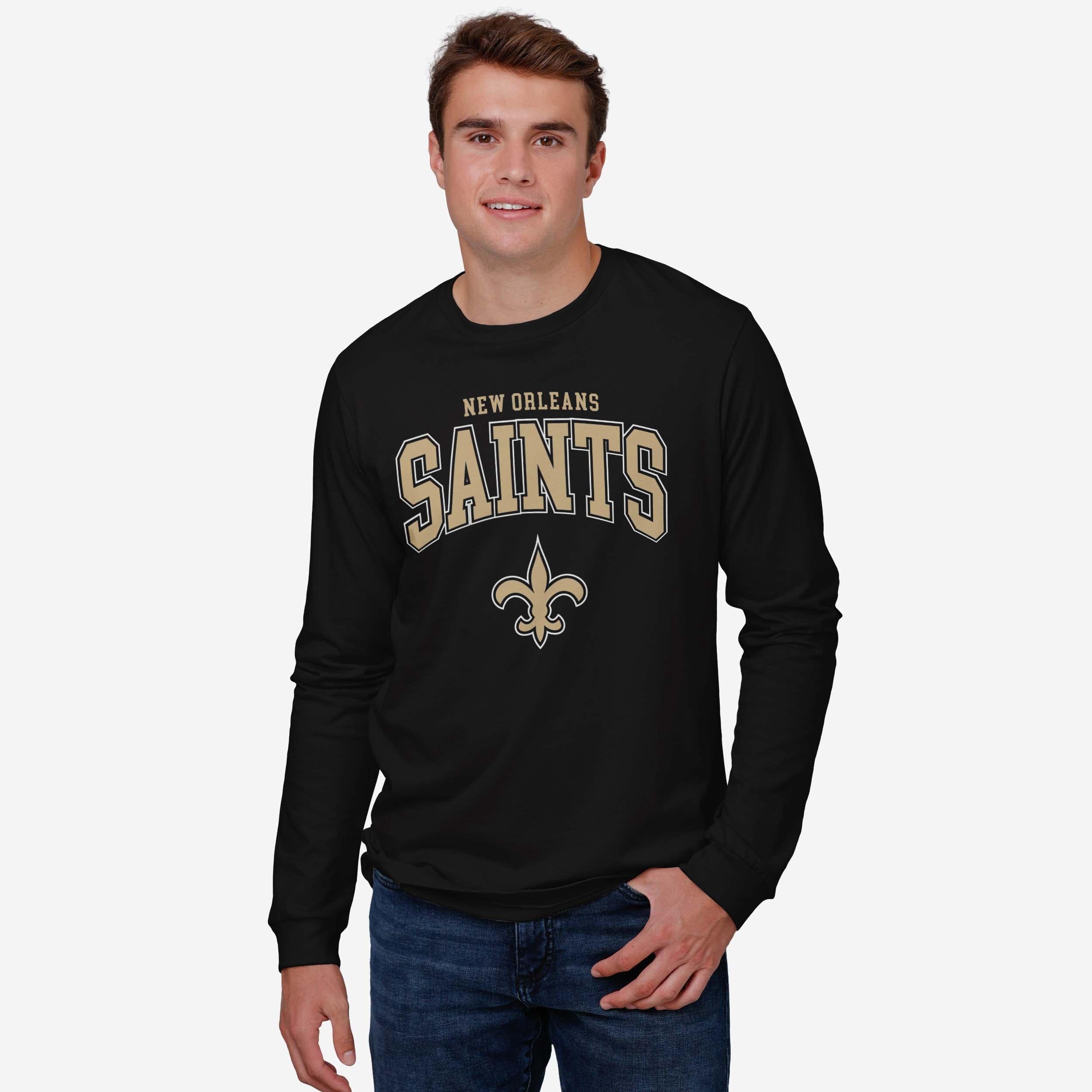 New Orleans Saints Classic Logo Long Sleeve T-Shirt - Image 6