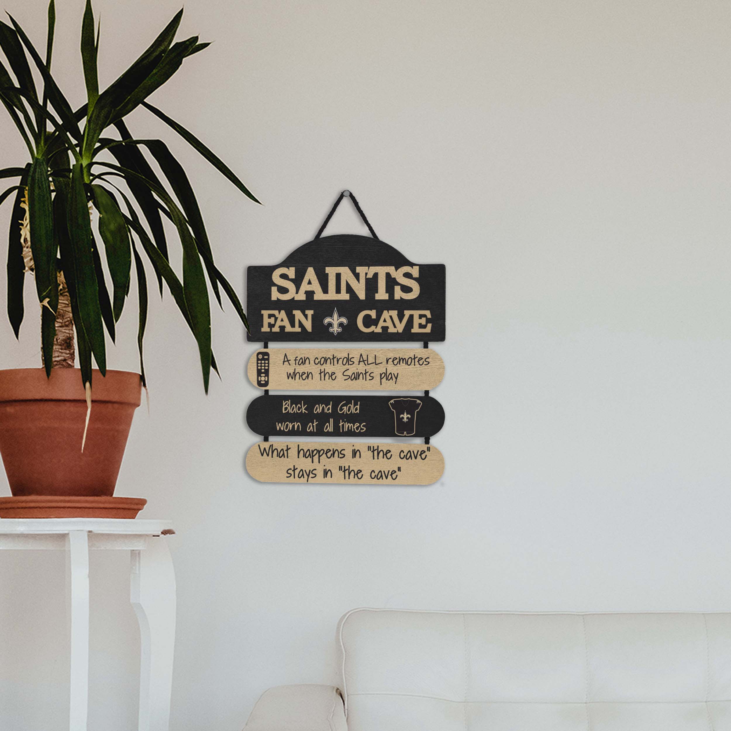 New Orleans Saints Fancave Sign - Image 4