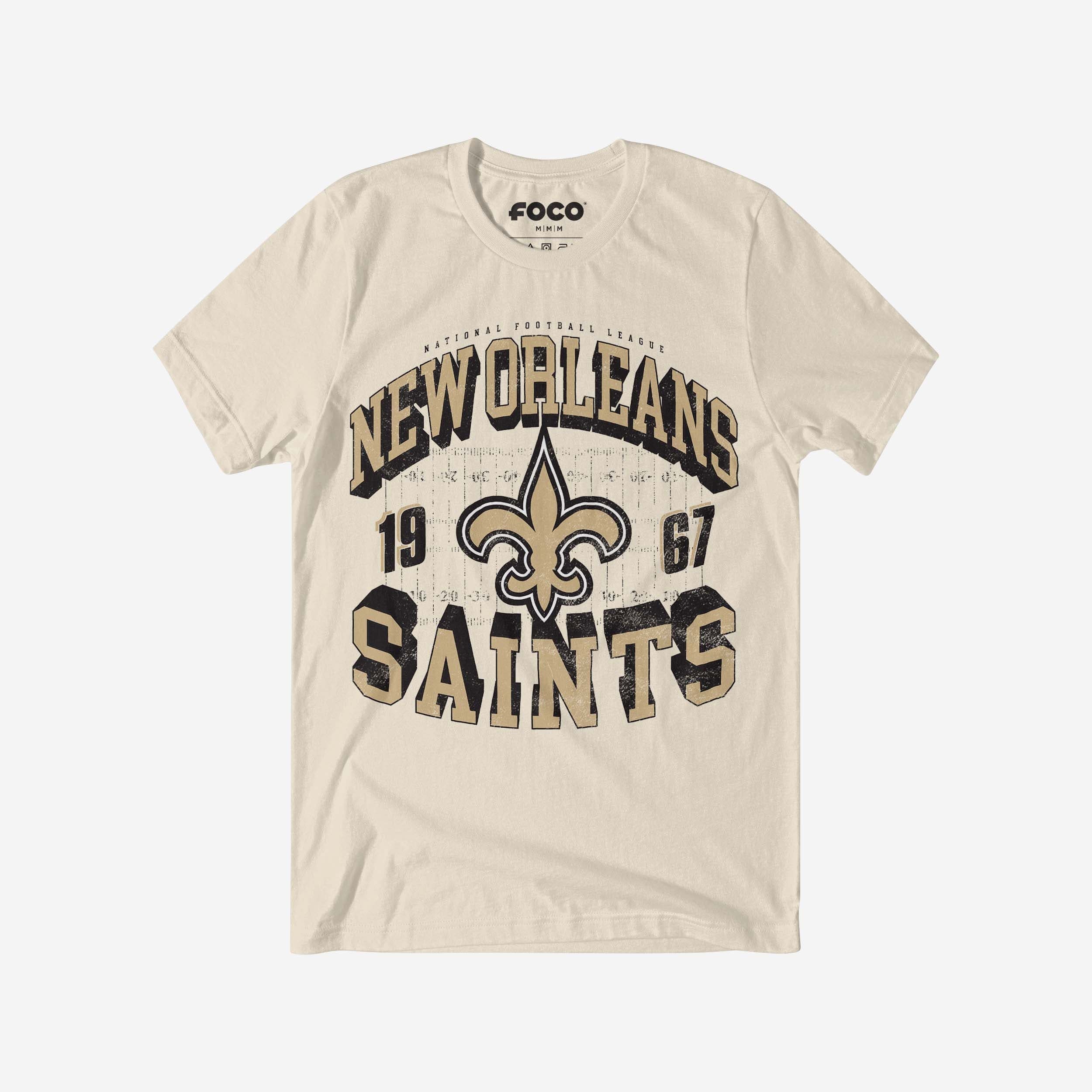 New Orleans Saints Field Arched Wordmark T-Shirt
