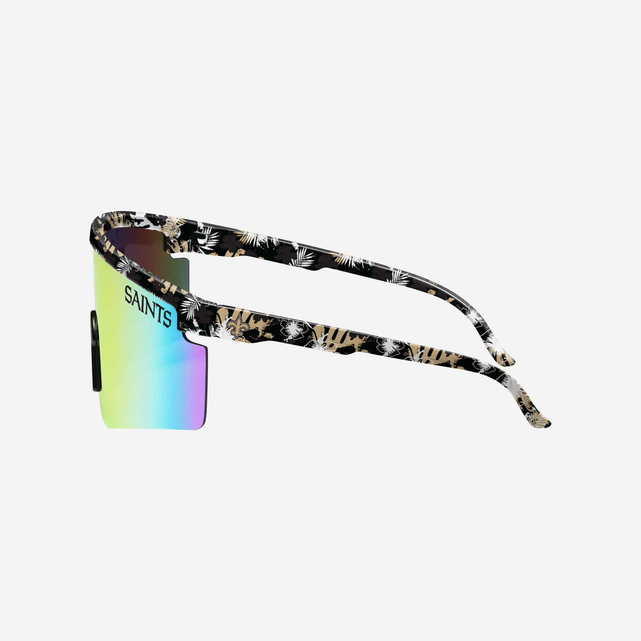 New Orleans Saints Floral Large Frame Sunglasses - Image 3