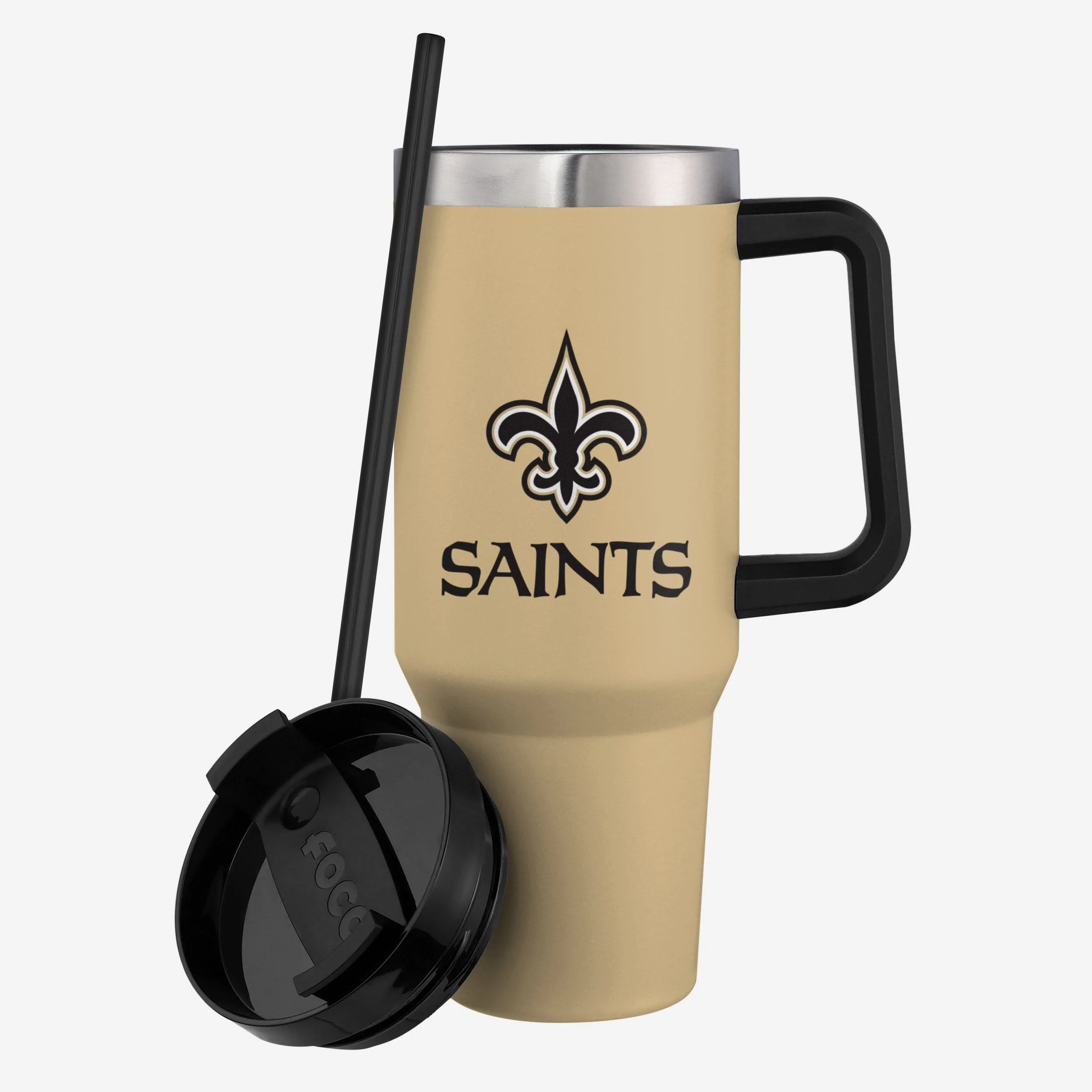 New Orleans Saints Gold 40 oz XL Tumbler - Image 3