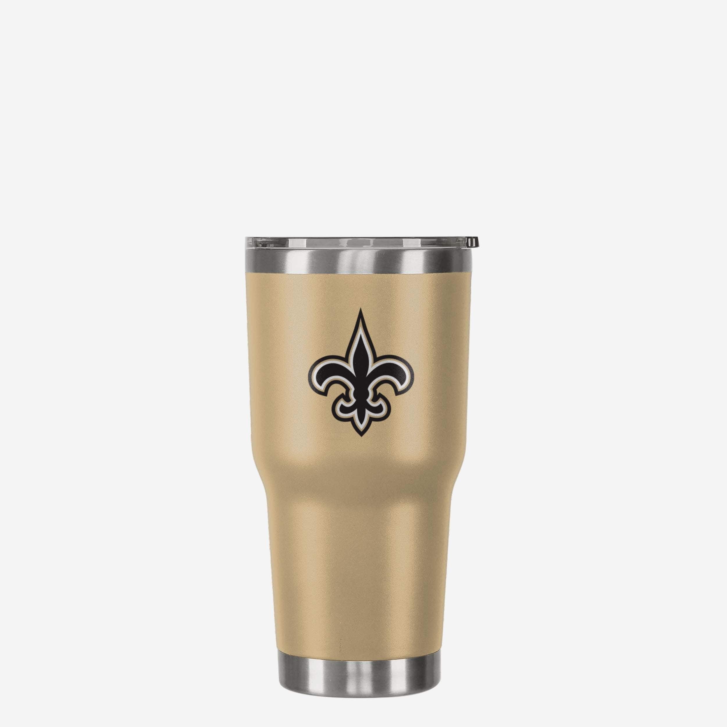 New Orleans Saints Gold Team Logo 30 oz Tumbler