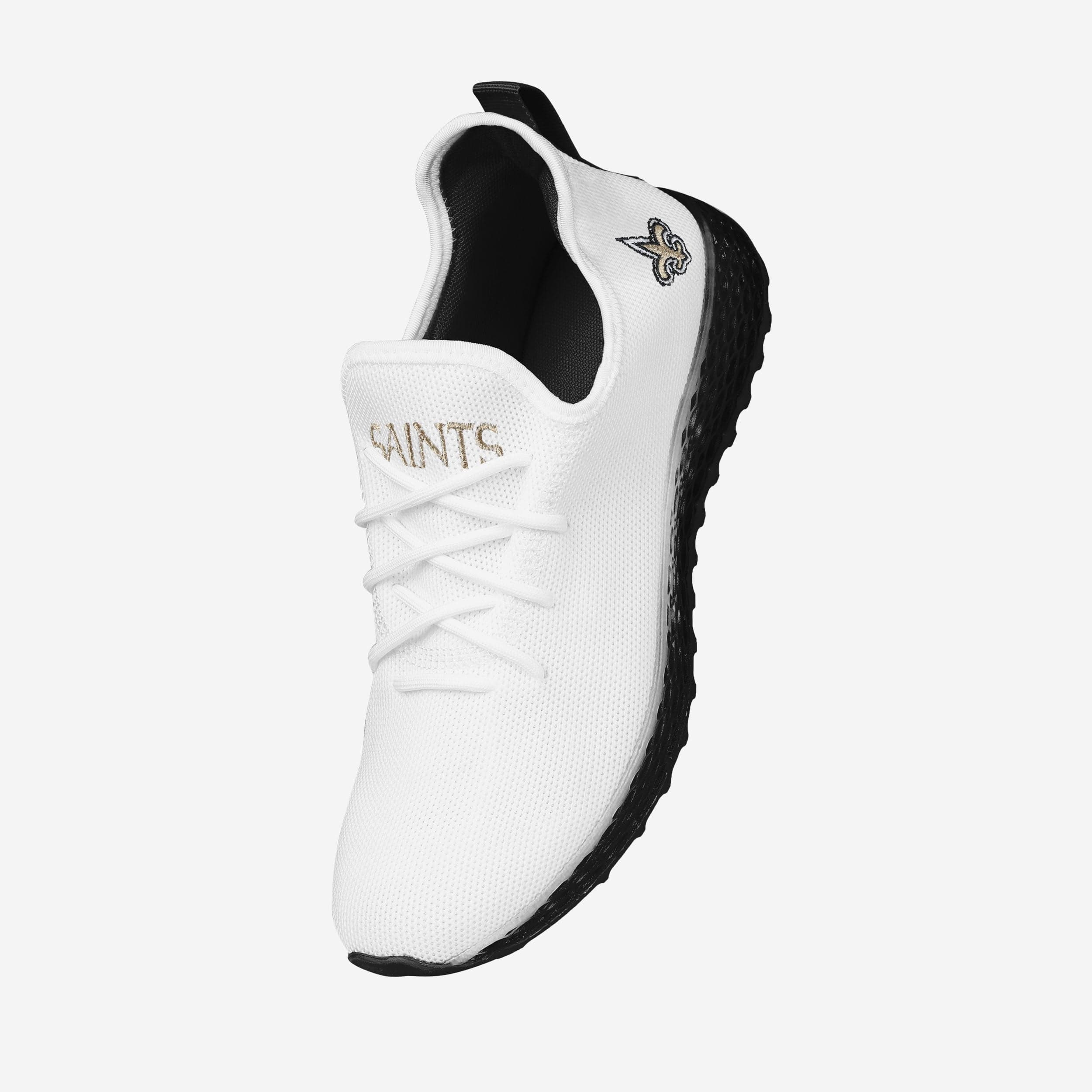 New Orleans Saints Gradient Midsole White Sneakers - Image 2