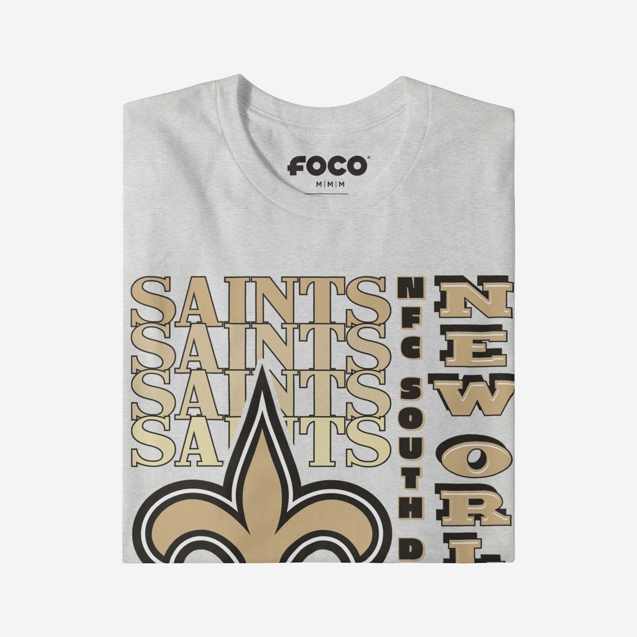 New Orleans Saints Gradient Wordmark T-Shirt - Image 3