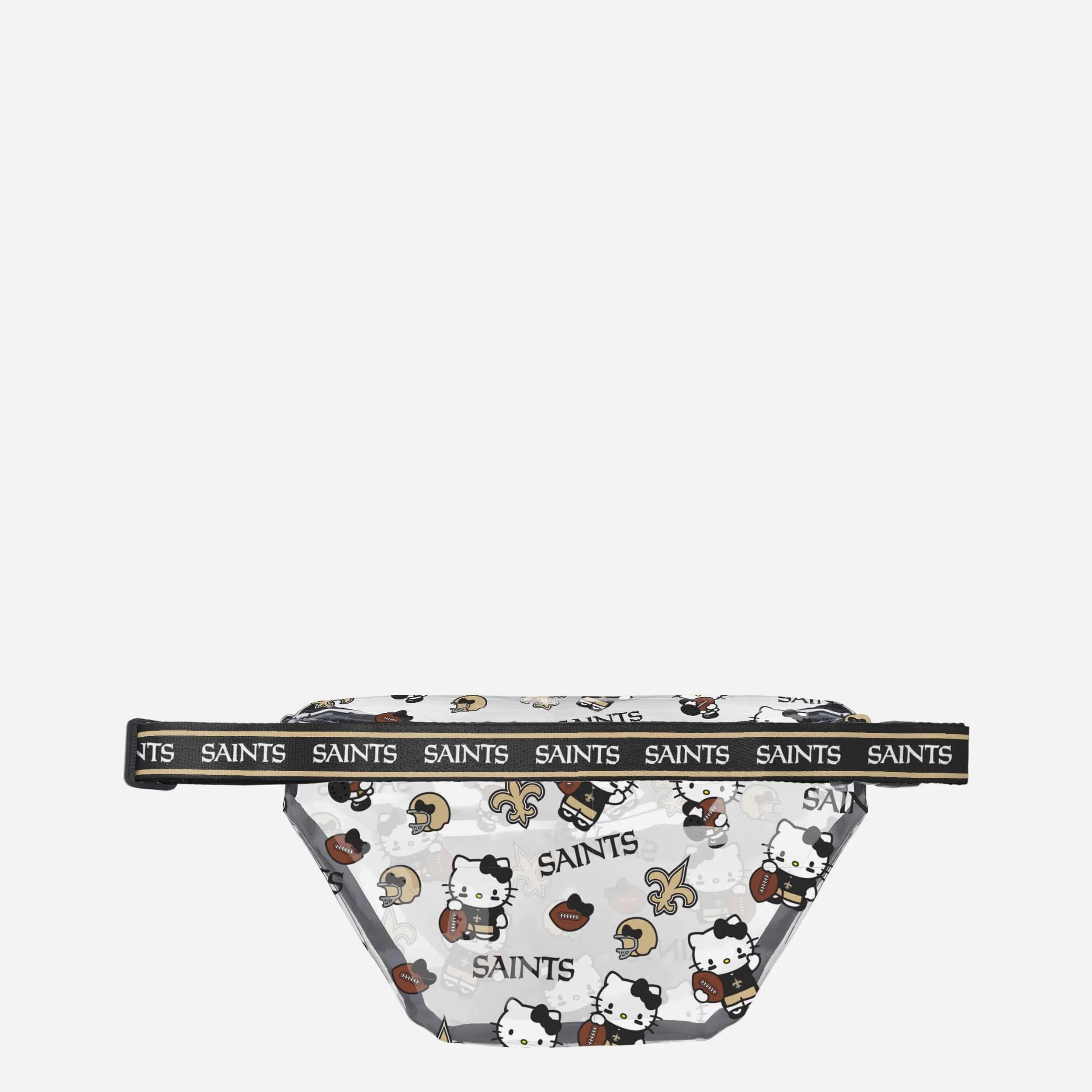 New Orleans Saints Hello Kitty® Clear Fanny Pack - Image 2