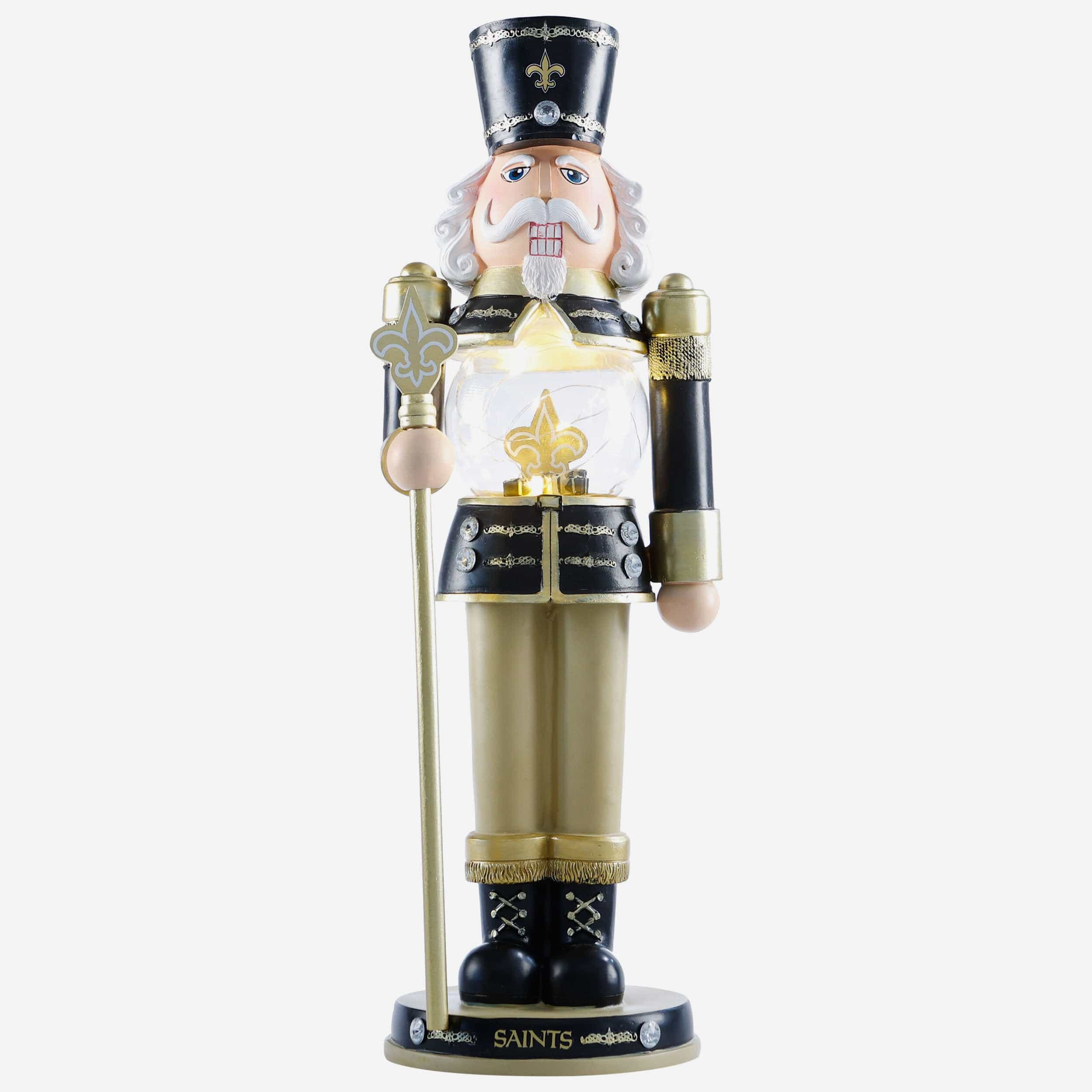 New Orleans Saints Light Up Nutcracker