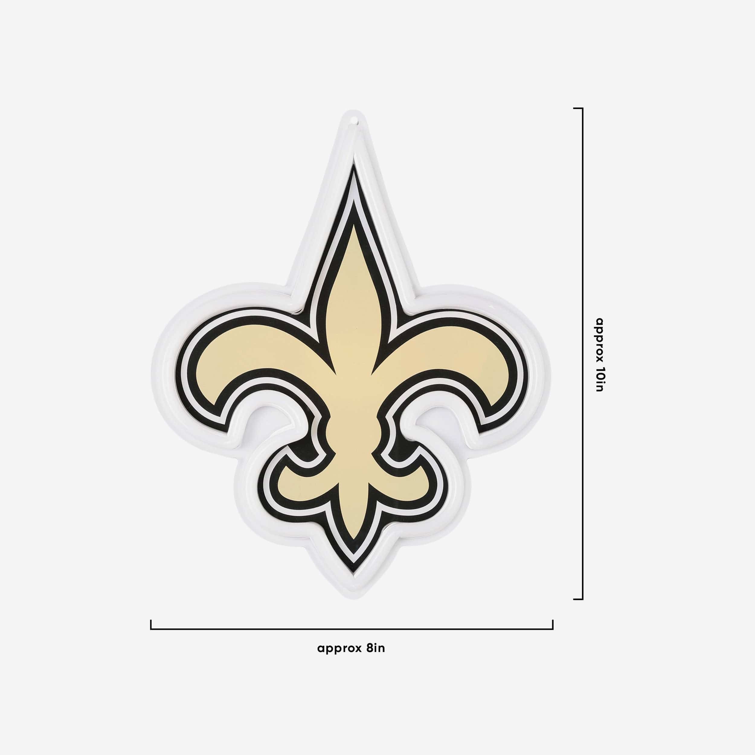 New Orleans Saints Neon Light Up Big Logo Chain - Image 5
