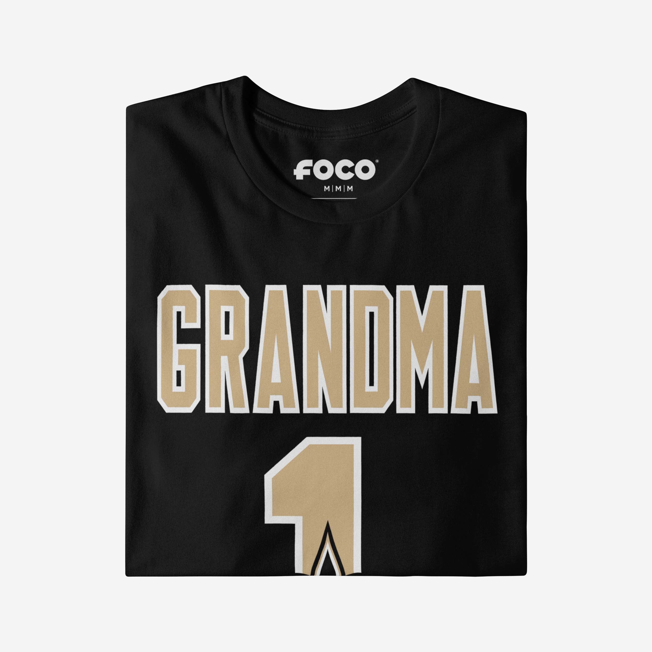 New Orleans Saints Number 1 Grandma T-Shirt - Image 3