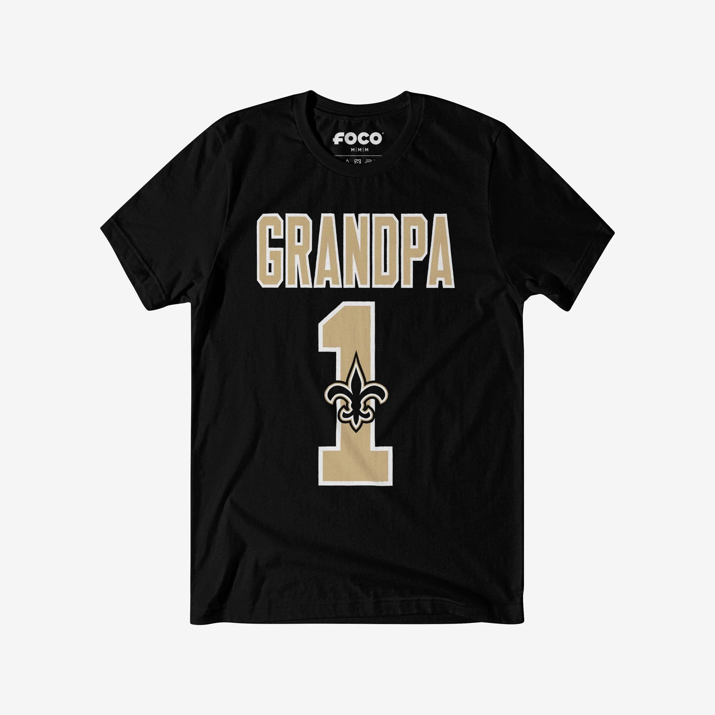 New Orleans Saints Number 1 Grandpa T-Shirt