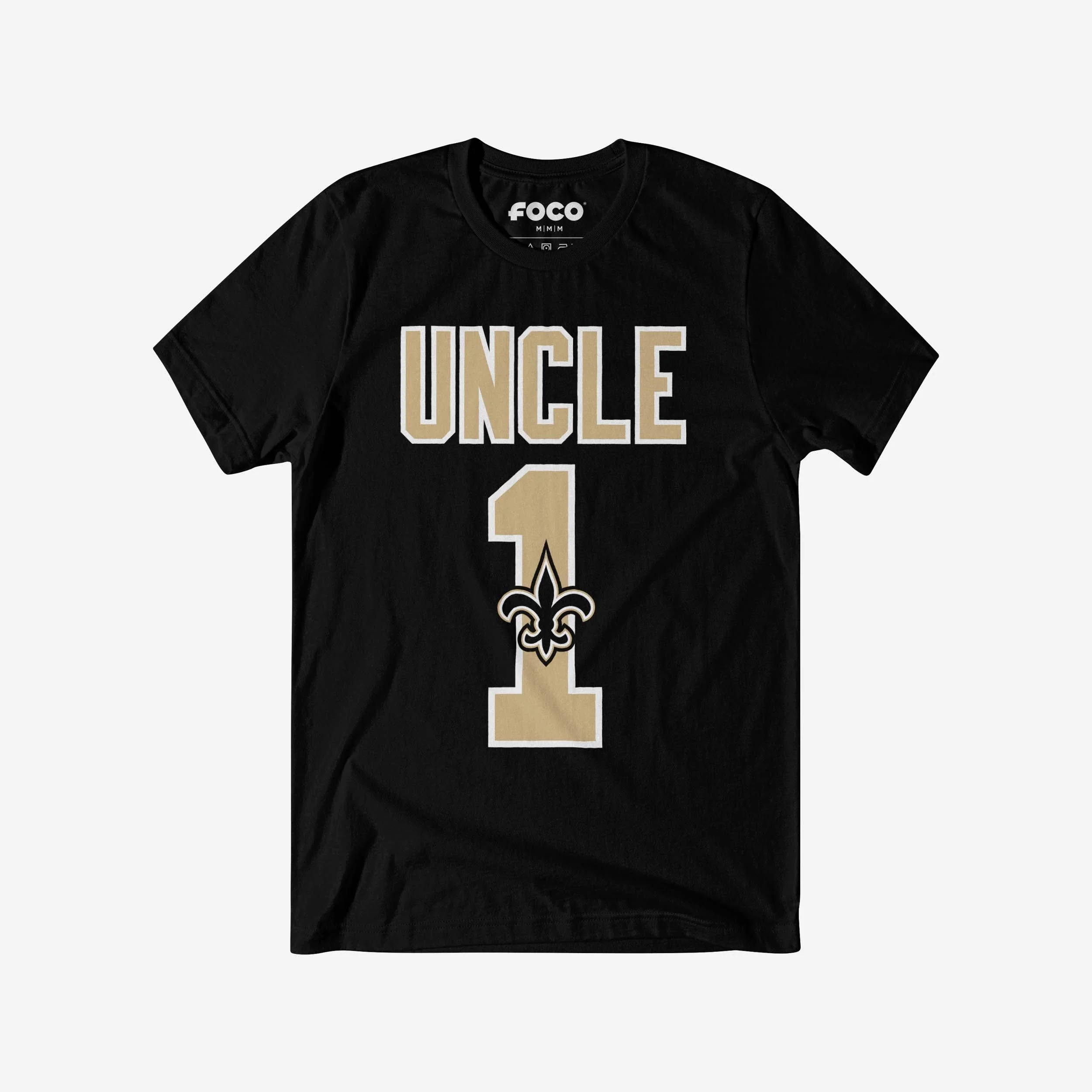 New Orleans Saints Number 1 Uncle T-Shirt