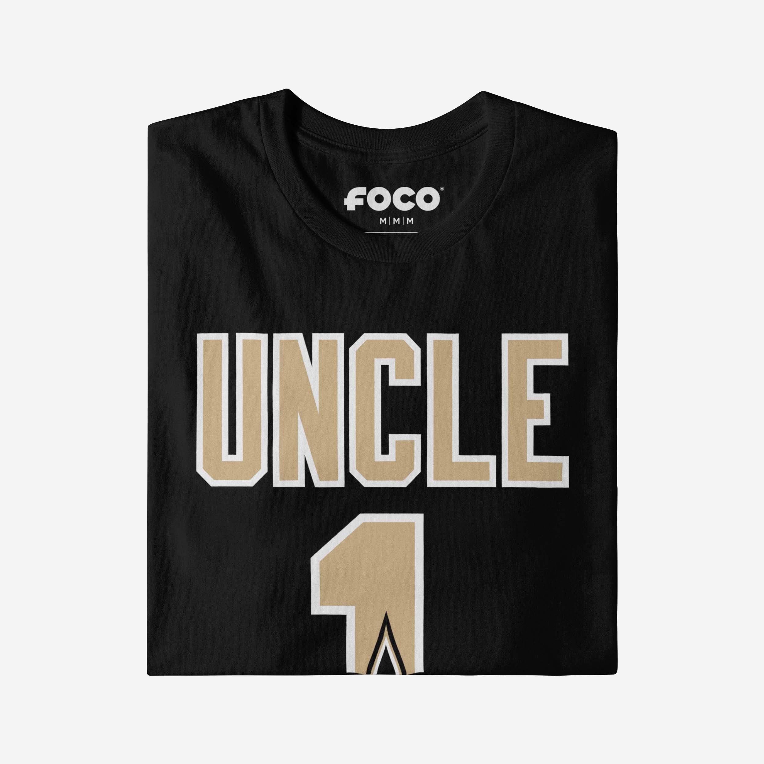 New Orleans Saints Number 1 Uncle T-Shirt - Image 4