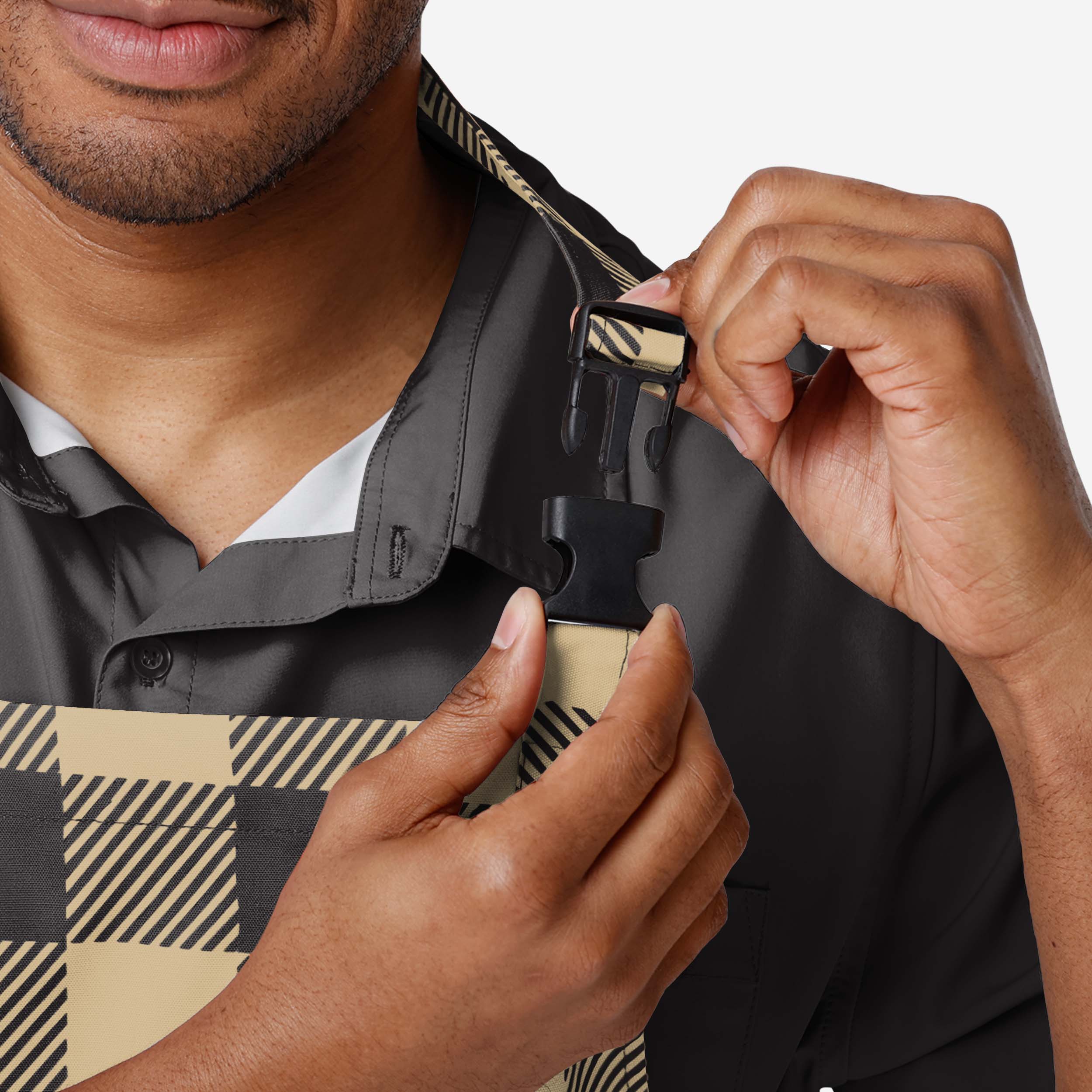 New Orleans Saints Plaid Chef Set - Image 3
