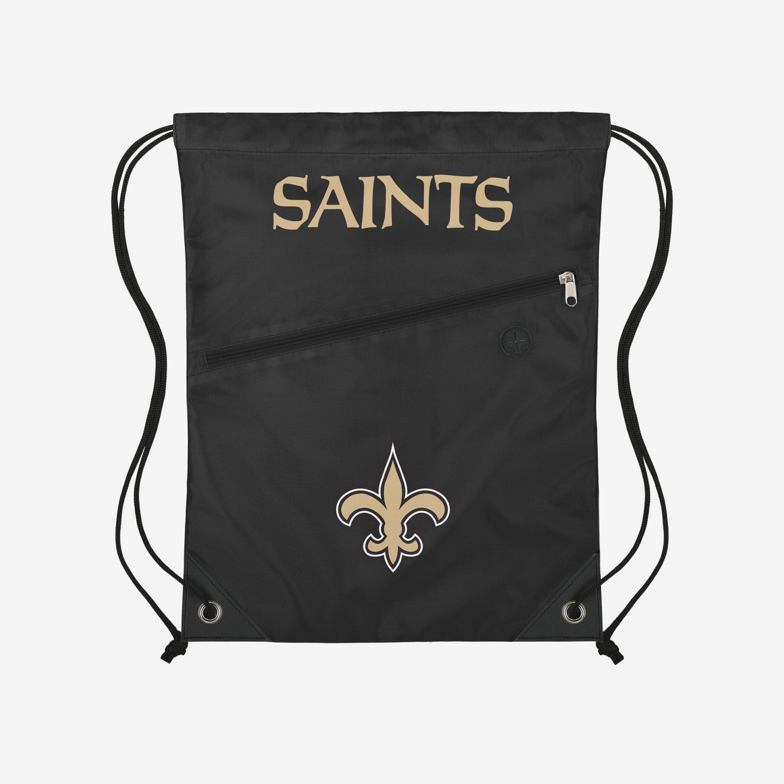 New Orleans Saints Pocket Drawstring Backpack - Image 2