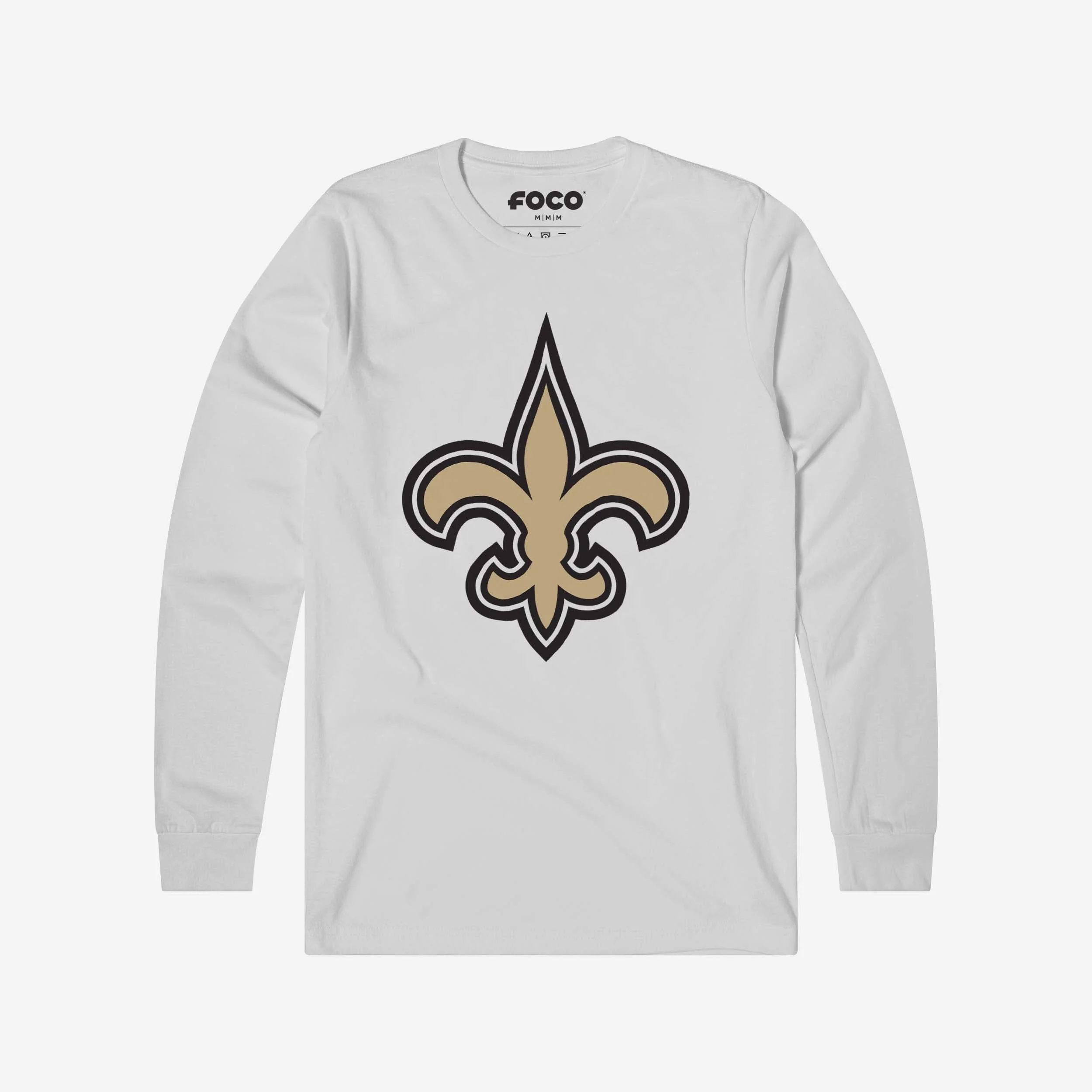 New Orleans Saints Primary Logo Long Sleeve T-Shirt - Image 9