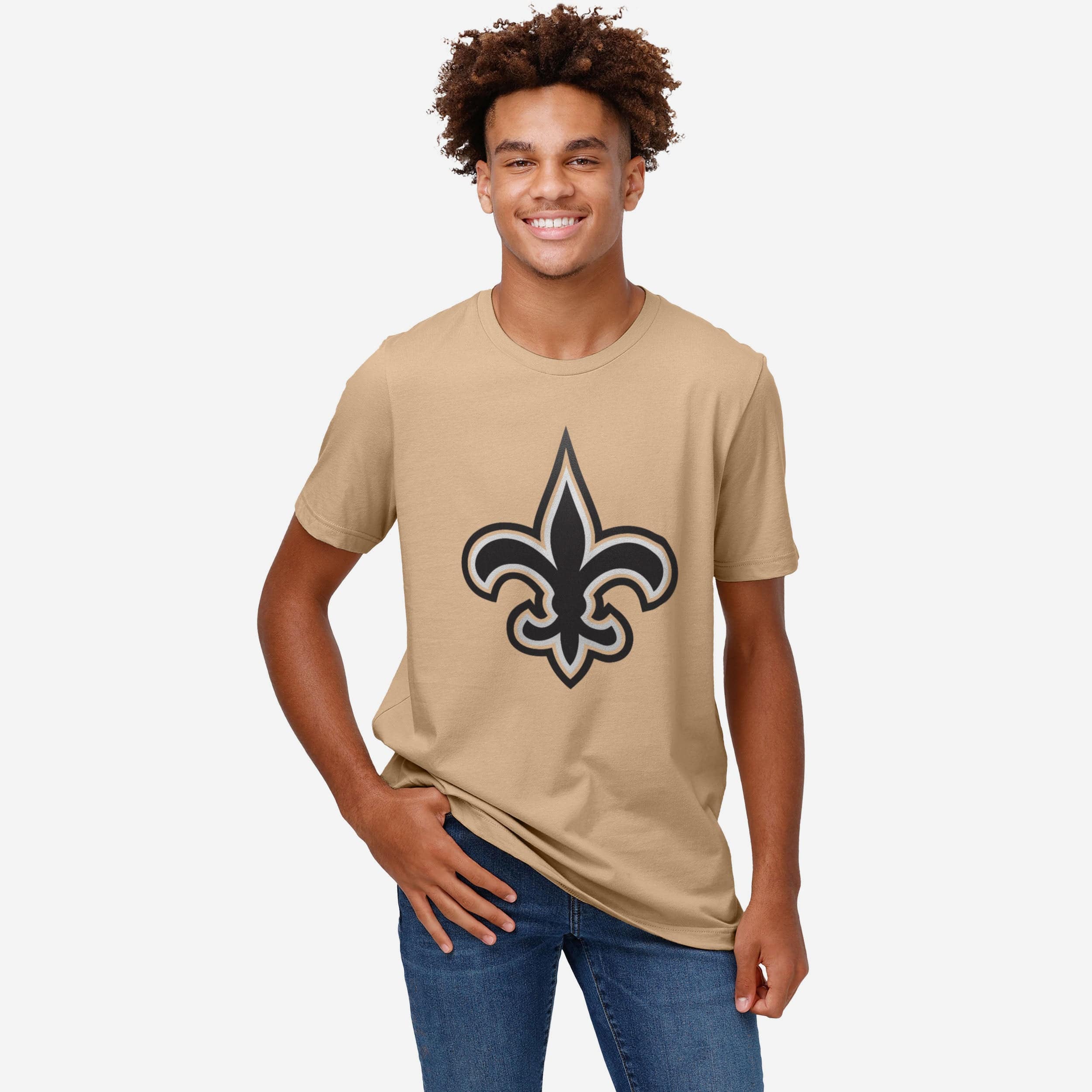 New Orleans Saints Primary Logo T-Shirt - Image 2