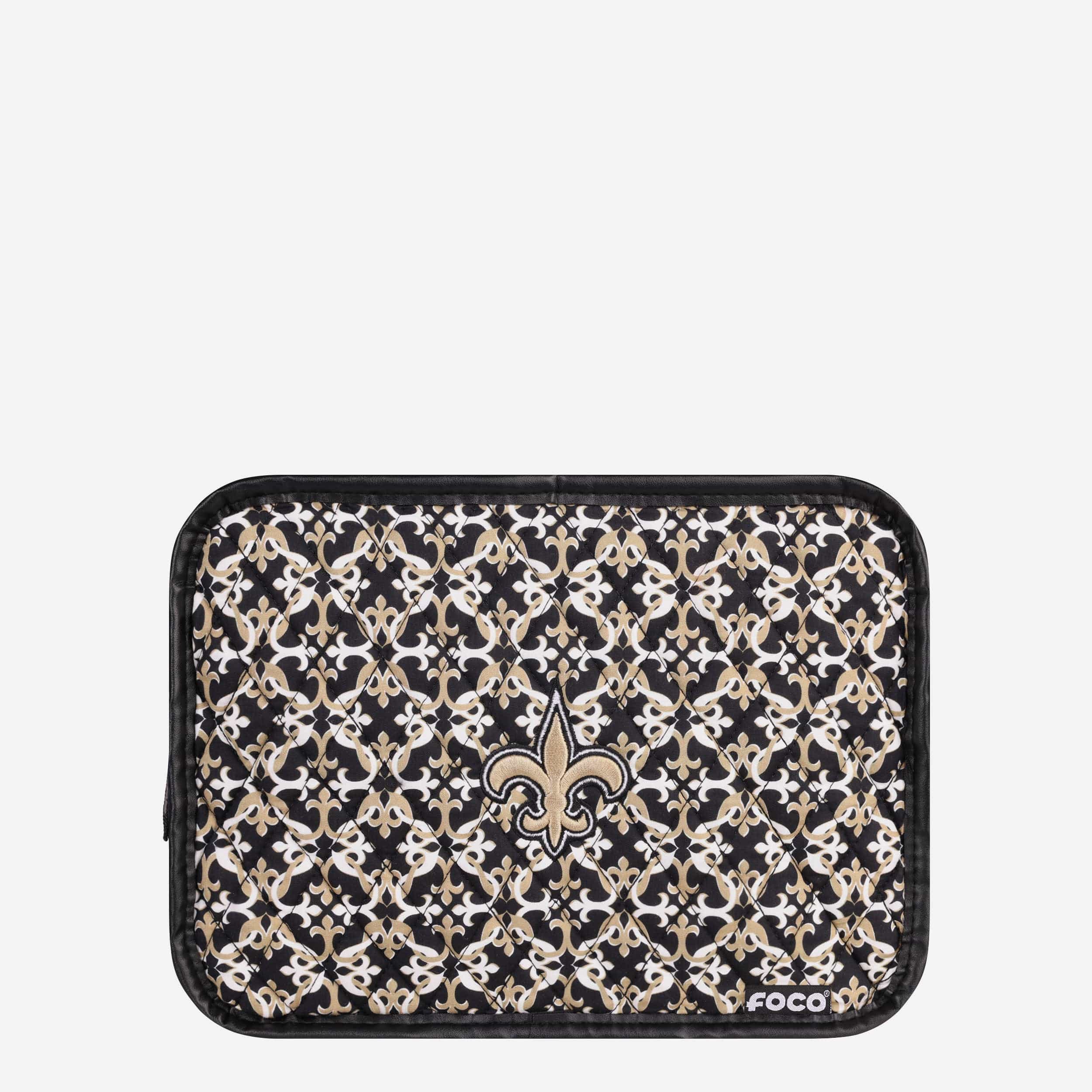 New Orleans Saints Quilted Printed Cosmetic Bag - Image 5