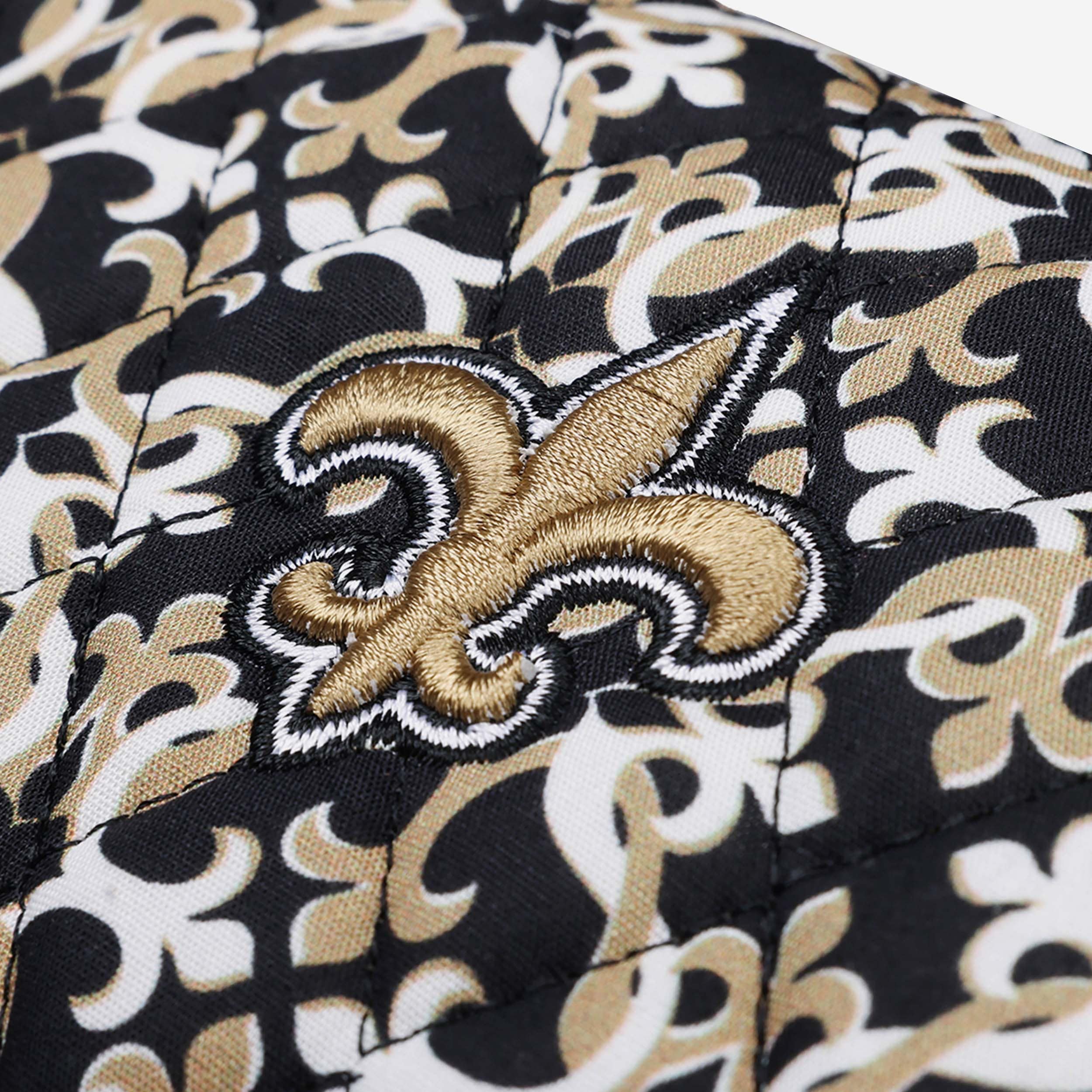 New Orleans Saints Quilted Printed Wristlet - Image 6
