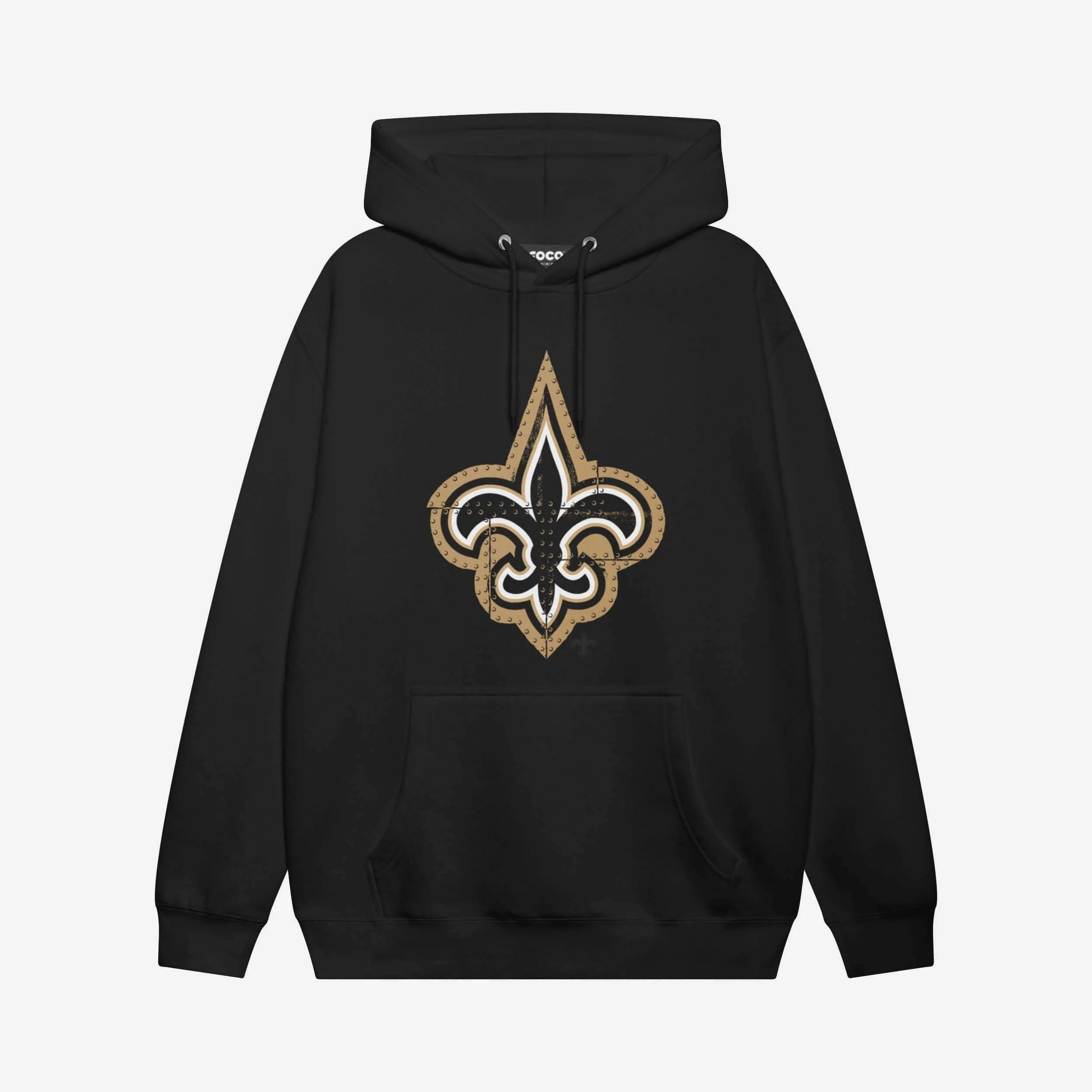 New Orleans Saints Rivet Logo Hoodie