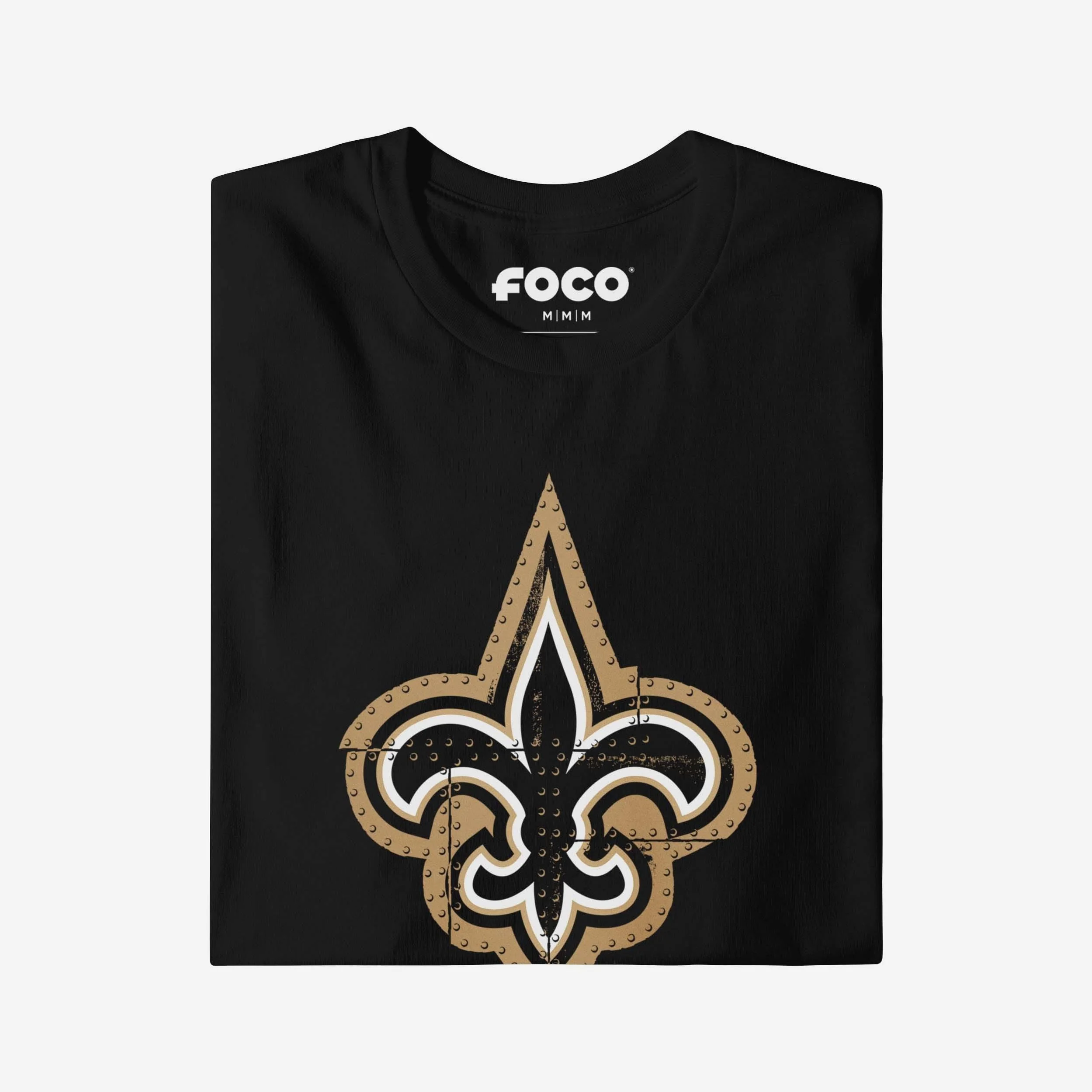 New Orleans Saints Rivet Logo T-Shirt - Image 3