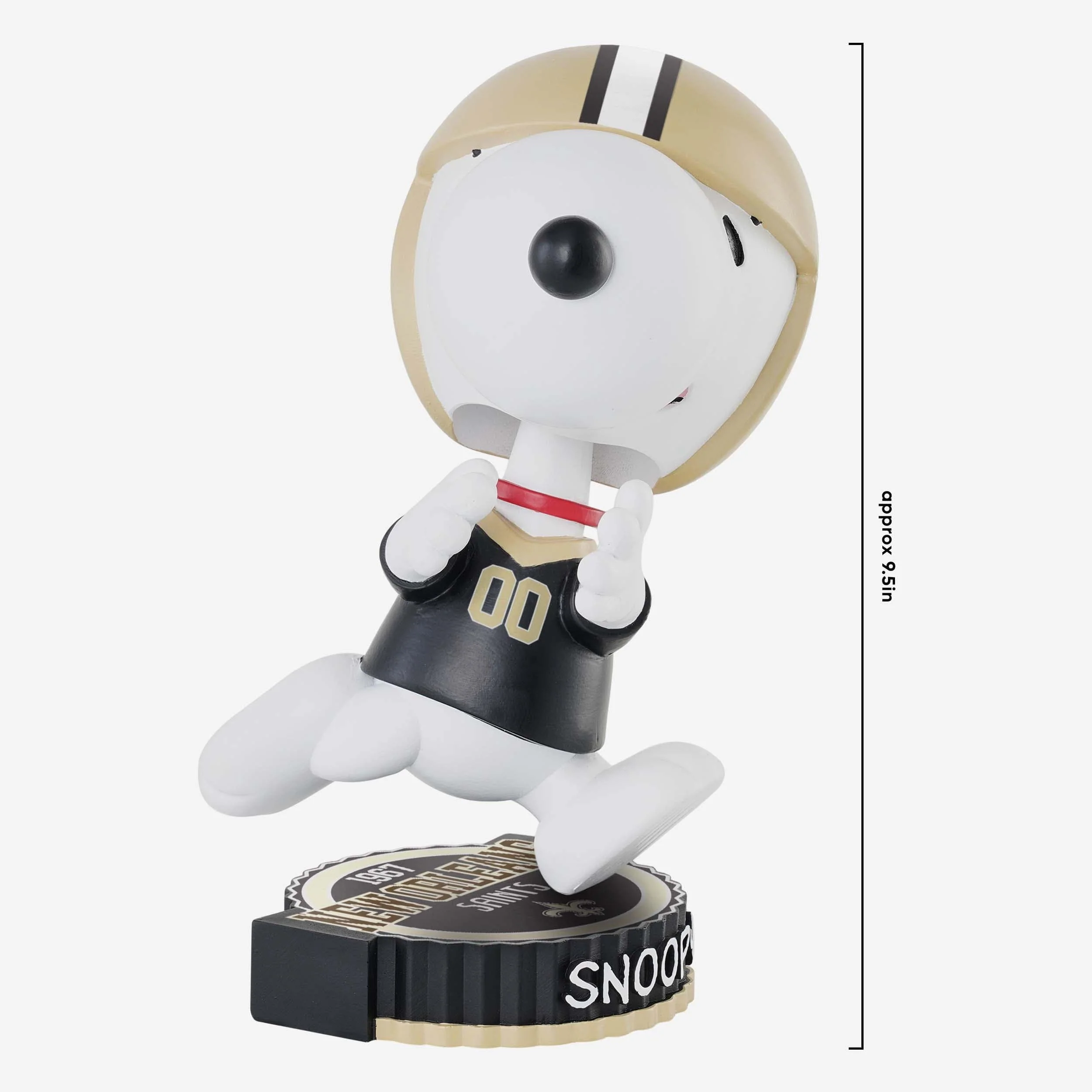 New Orleans Saints Snoopy Peanuts Bighead Bobblehead - Image 4