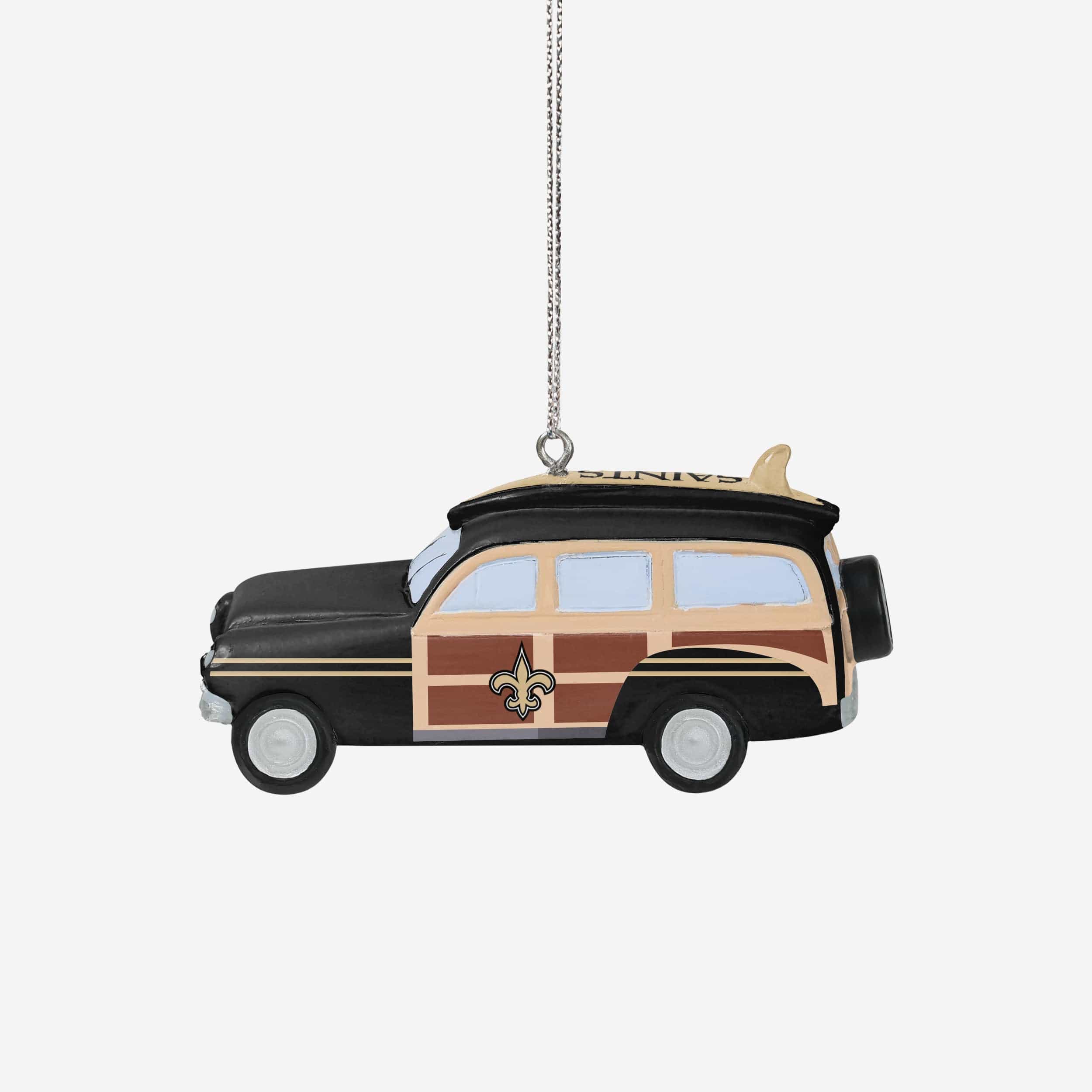 New Orleans Saints Station Wagon Ornament - Image 2