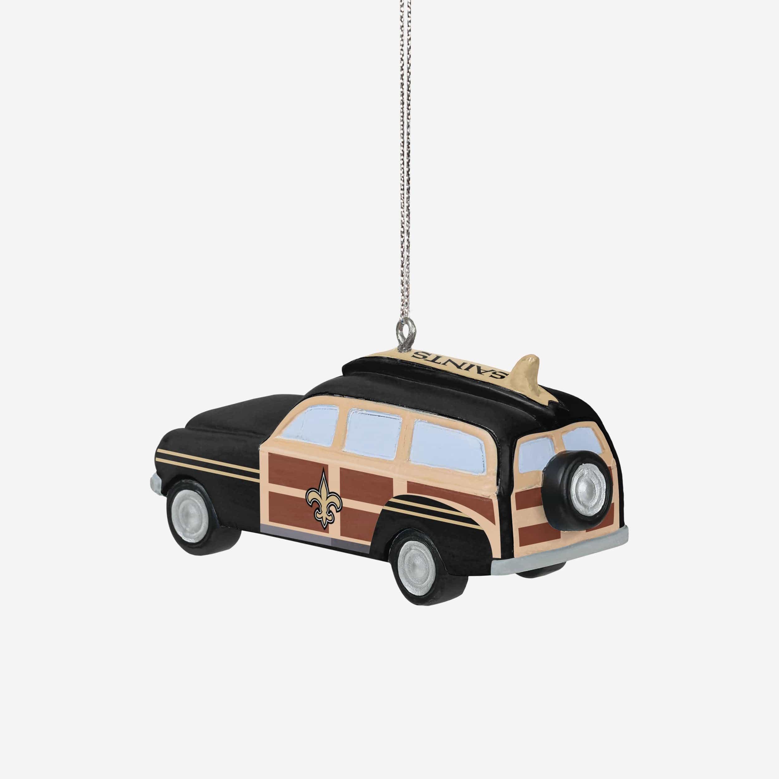 New Orleans Saints Station Wagon Ornament - Image 3