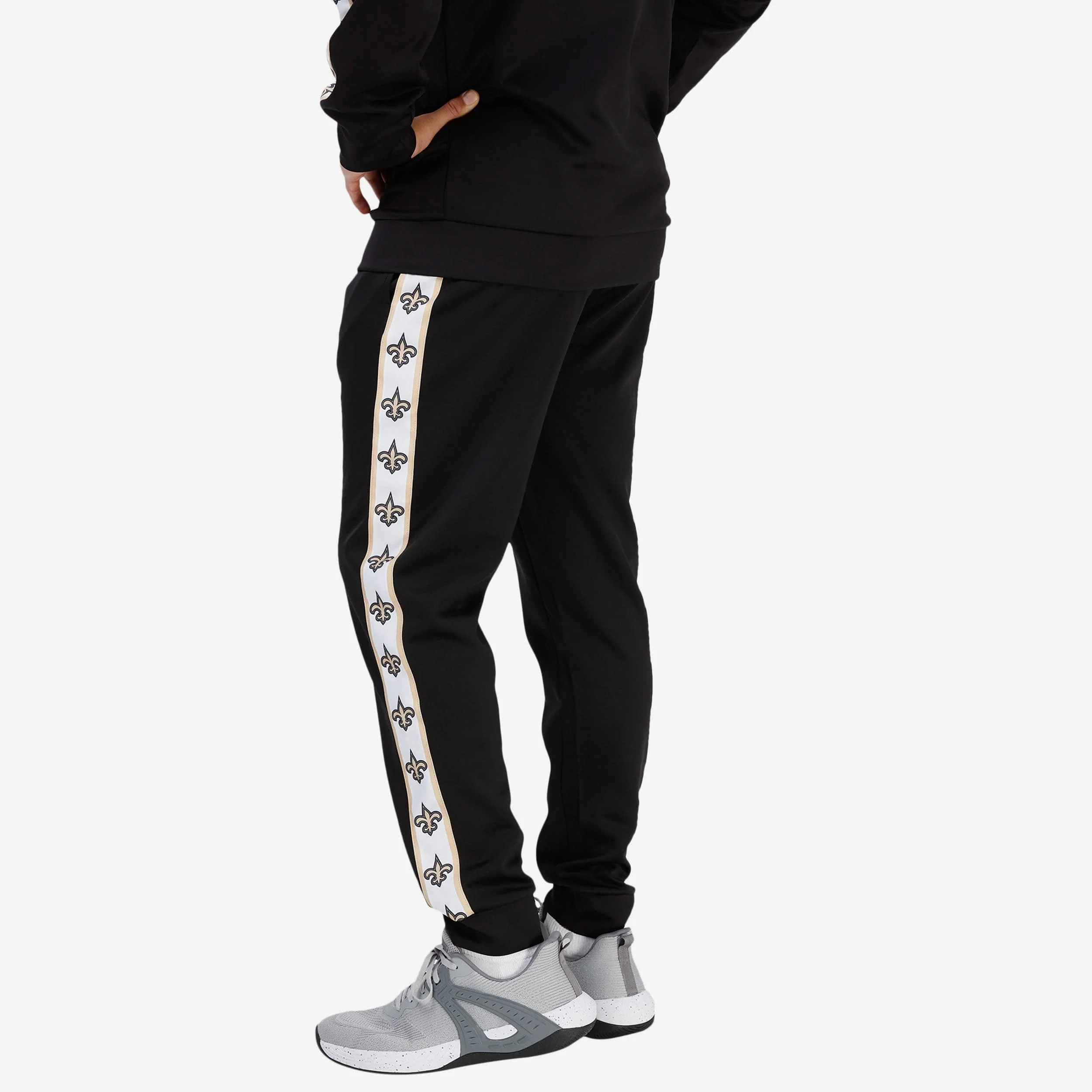 New Orleans Saints Stripe Logo Track Pants - Image 2
