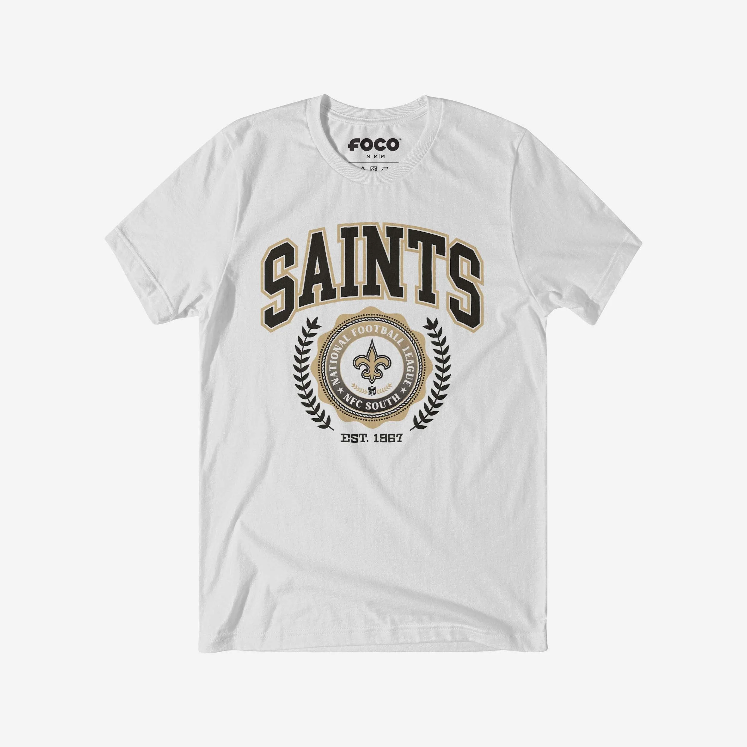 New Orleans Saints Team Crest T-Shirt - Image 4