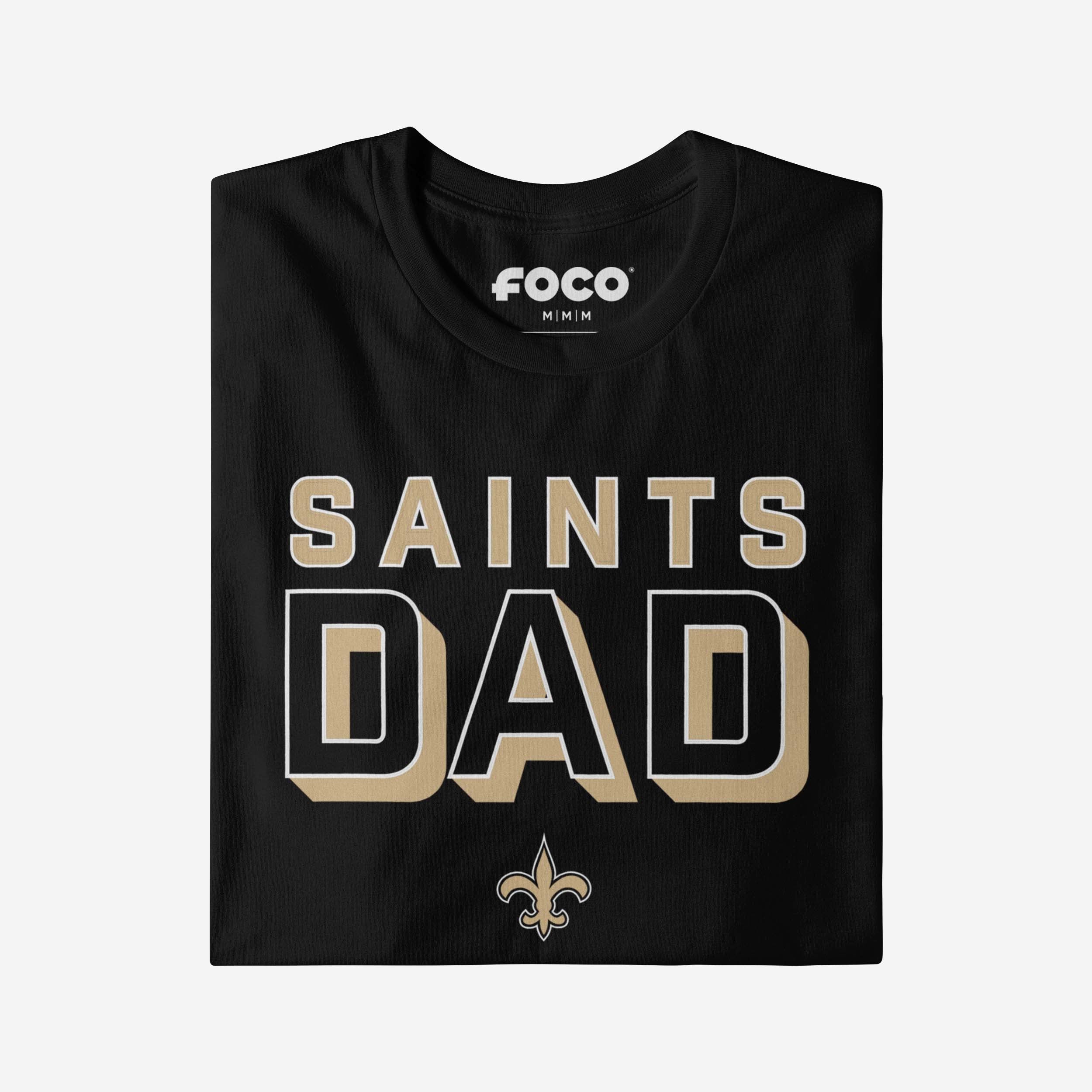 New Orleans Saints Team Dad T-Shirt - Image 4