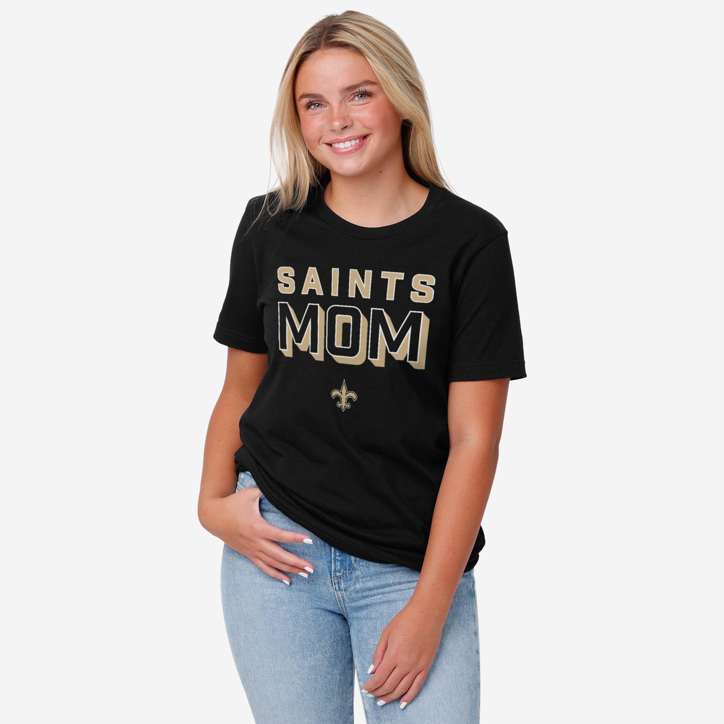 New Orleans Saints Team Mom T-Shirt - Image 2