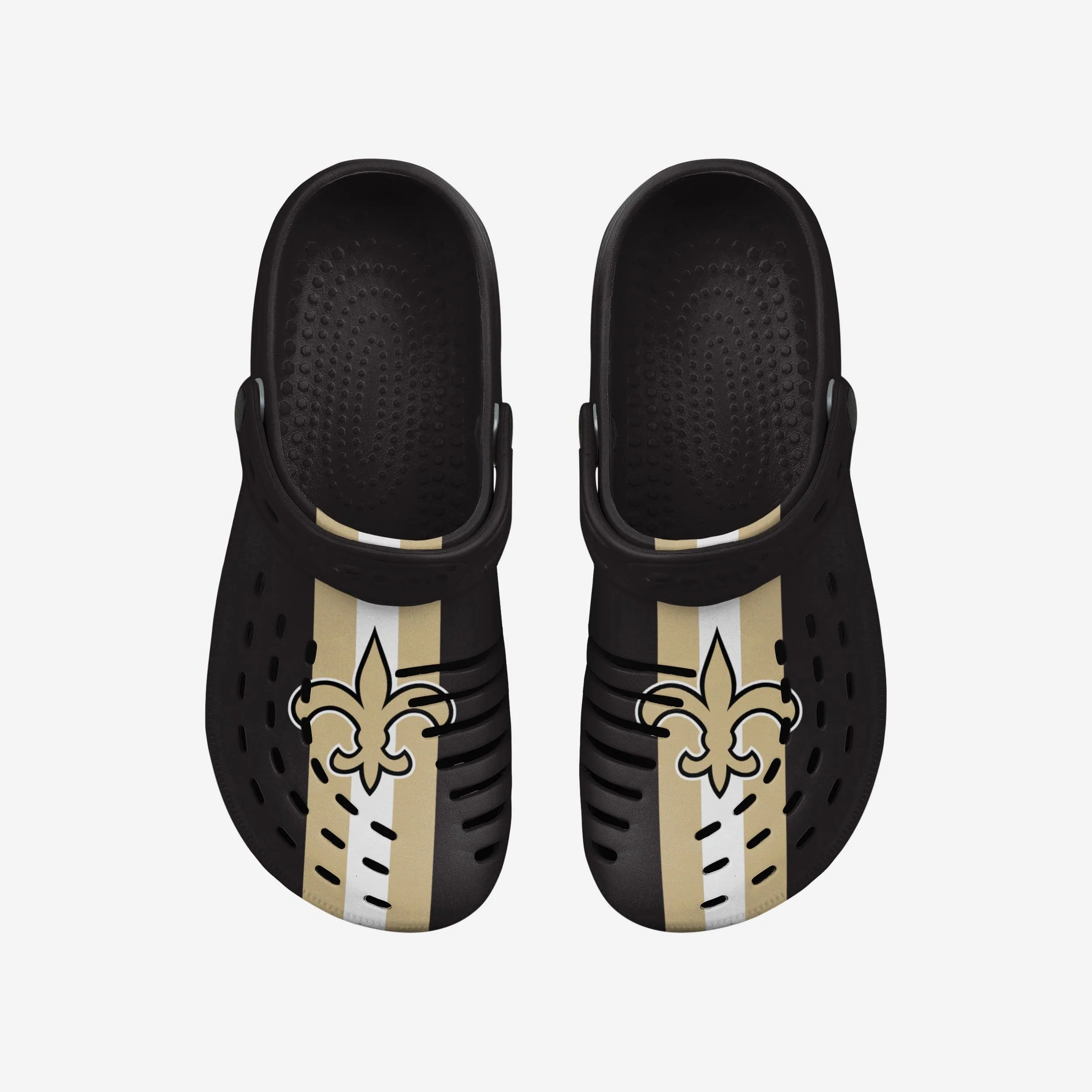 New Orleans Saints Team Stripe Clog With Strap - Image 4