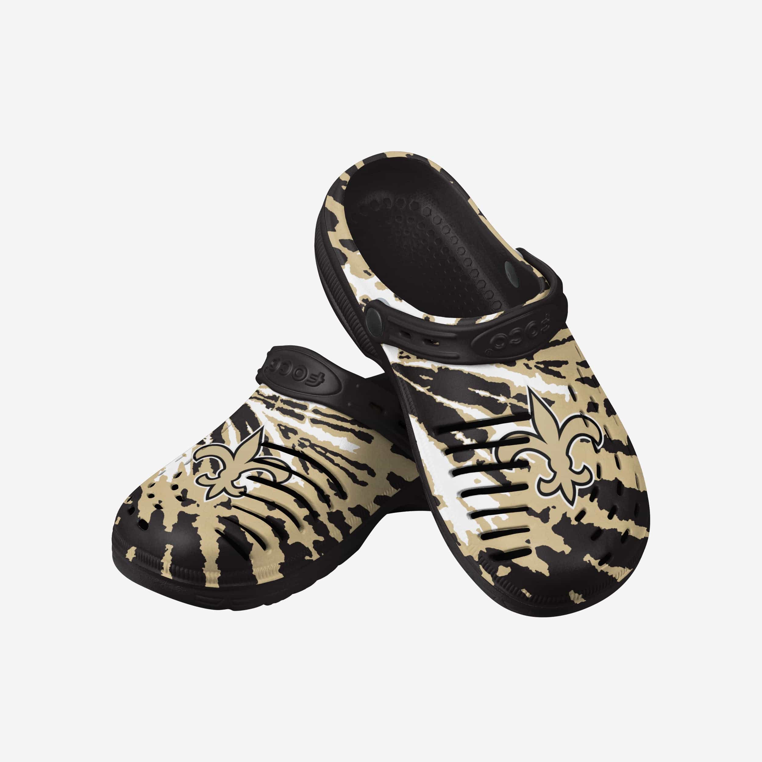 New Orleans Saints Tie-Dye Clog With Strap - Image 3