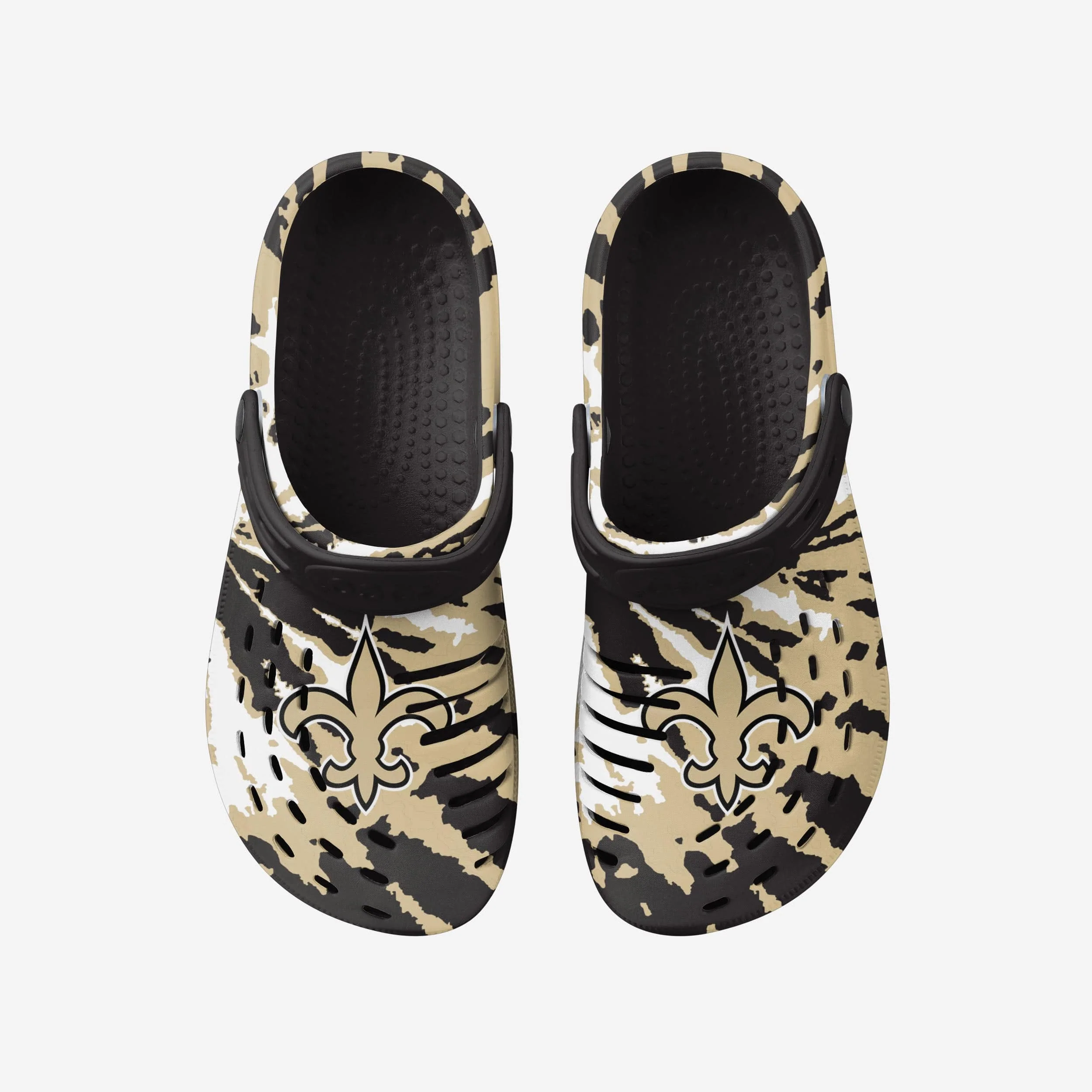 New Orleans Saints Tie-Dye Clog With Strap - Image 4