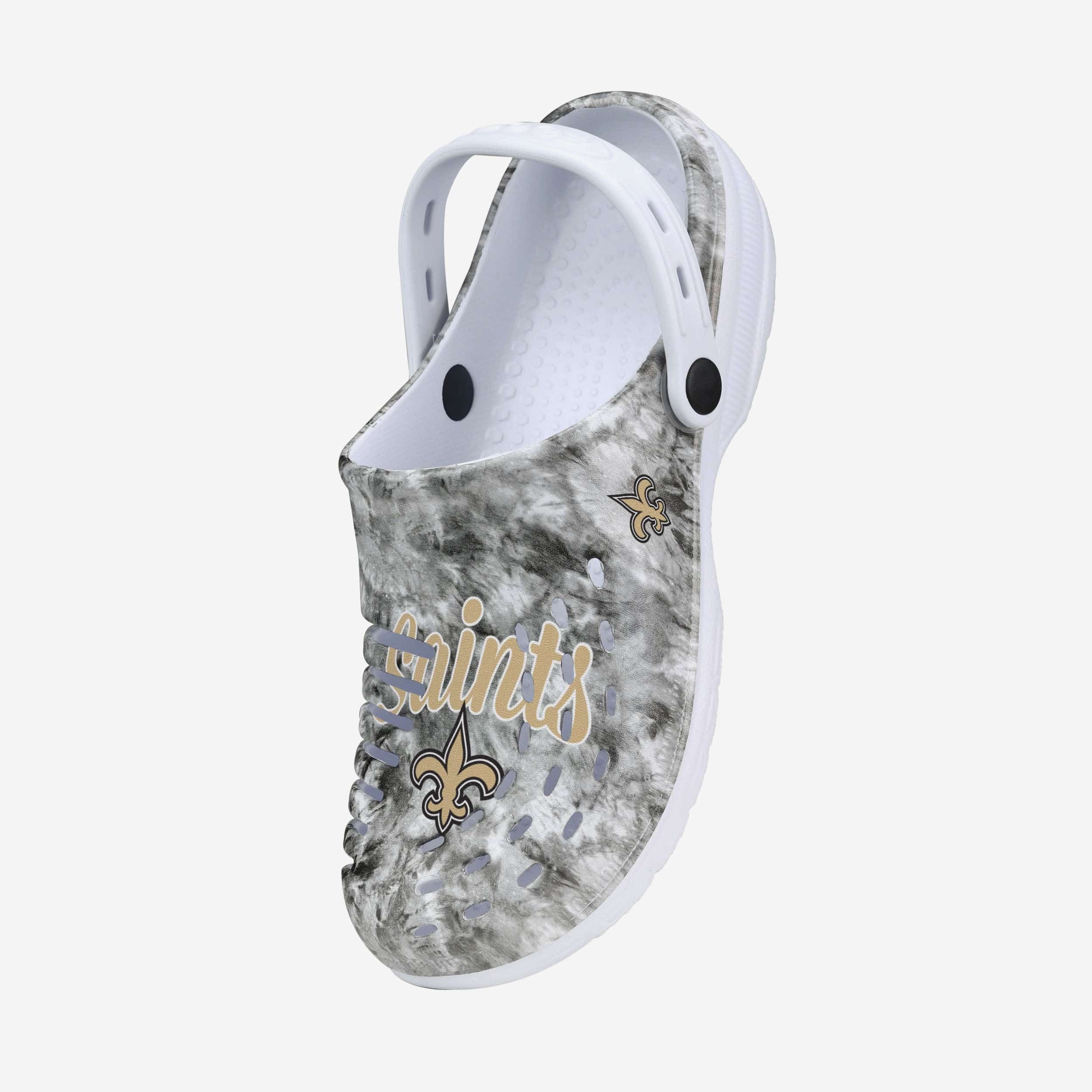 New Orleans Saints Womens Cloudie Clog With Strap - Image 2