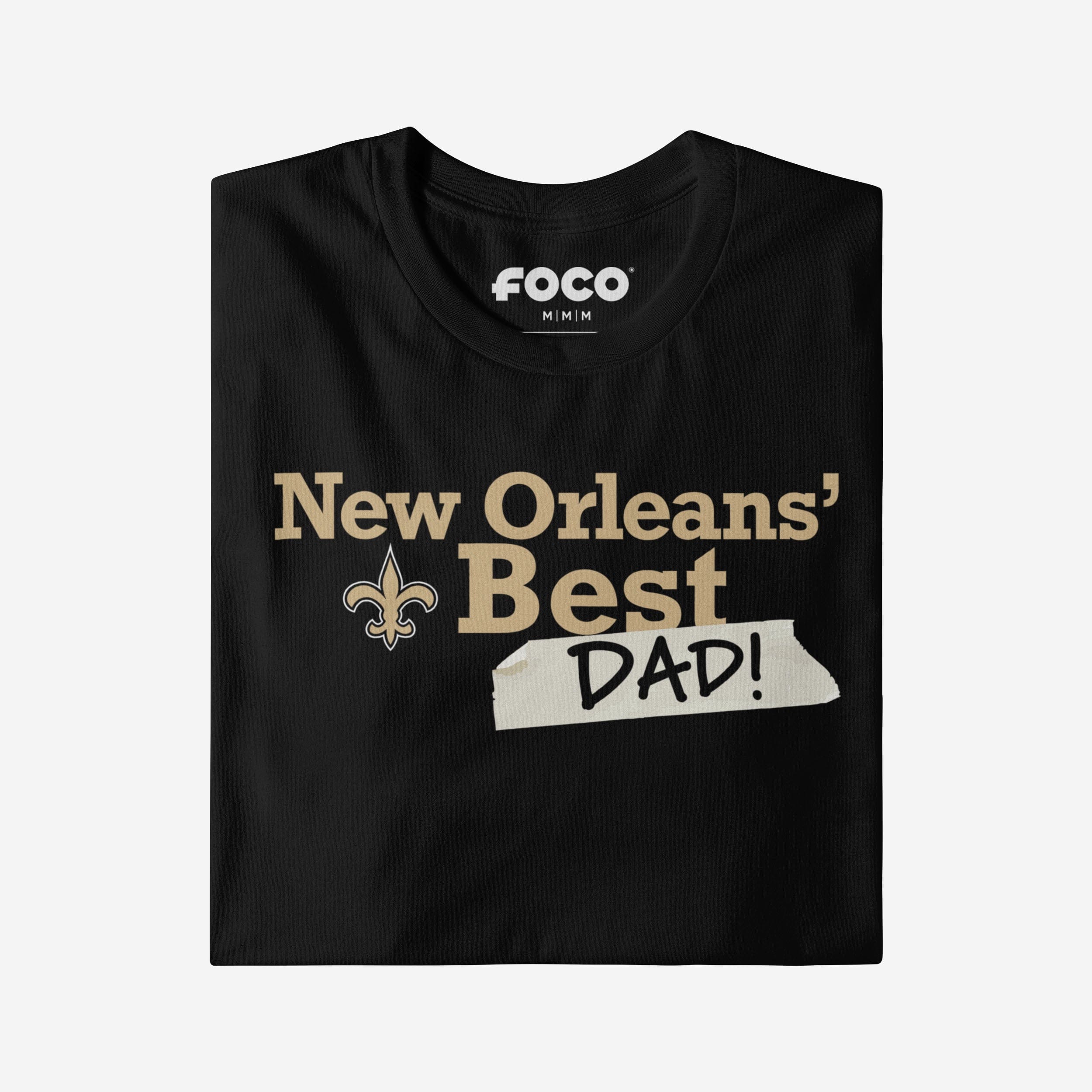 New Orleans Saints World's Best Dad T-Shirt - Image 3