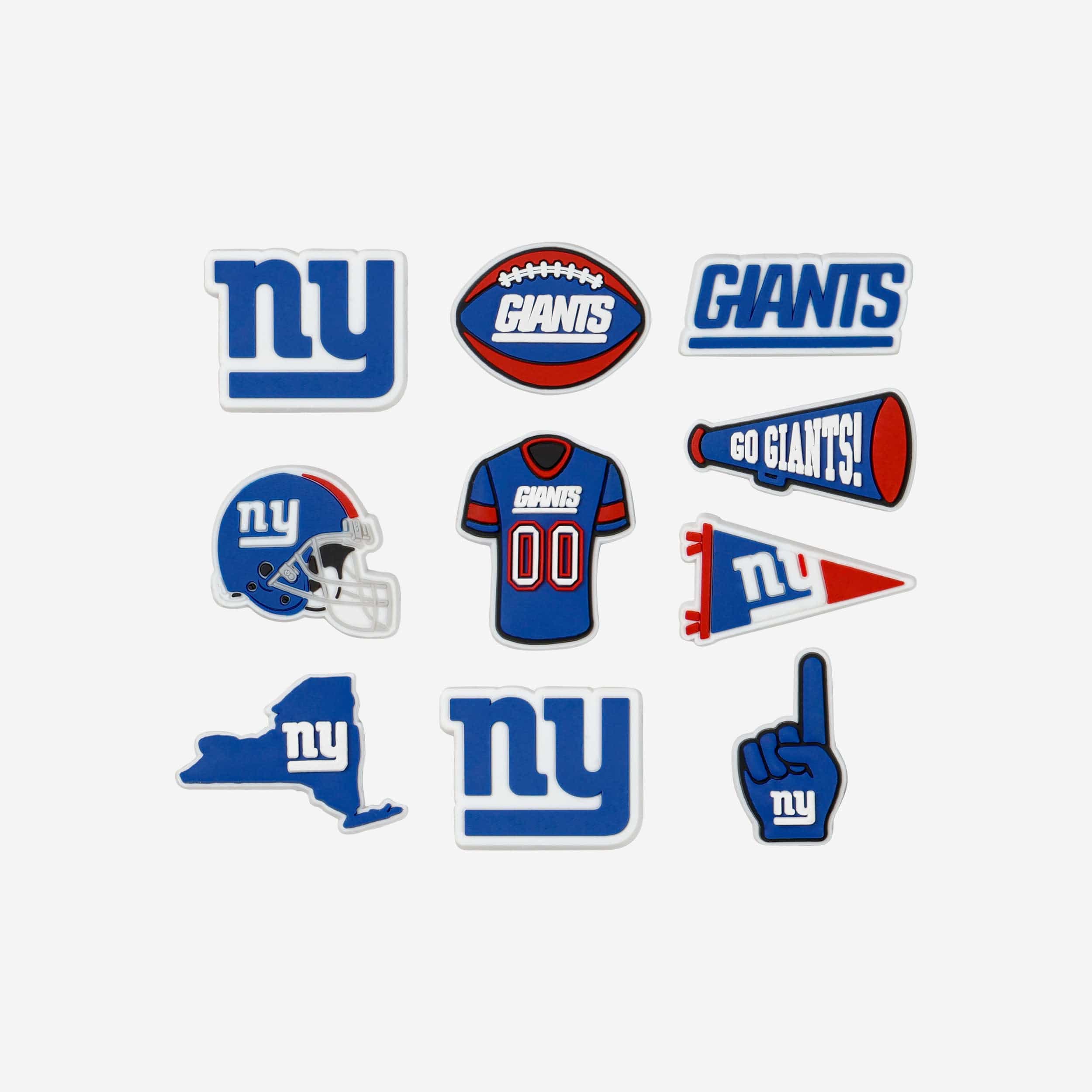 New York Giants 10 Pack Team Clog Charms