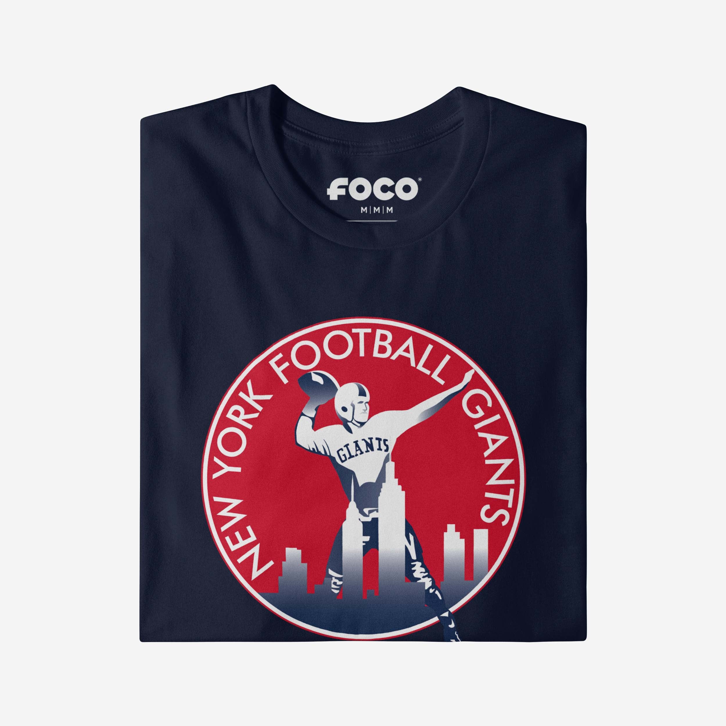 New York Giants 1950 Retro Logo T-Shirt - Image 4
