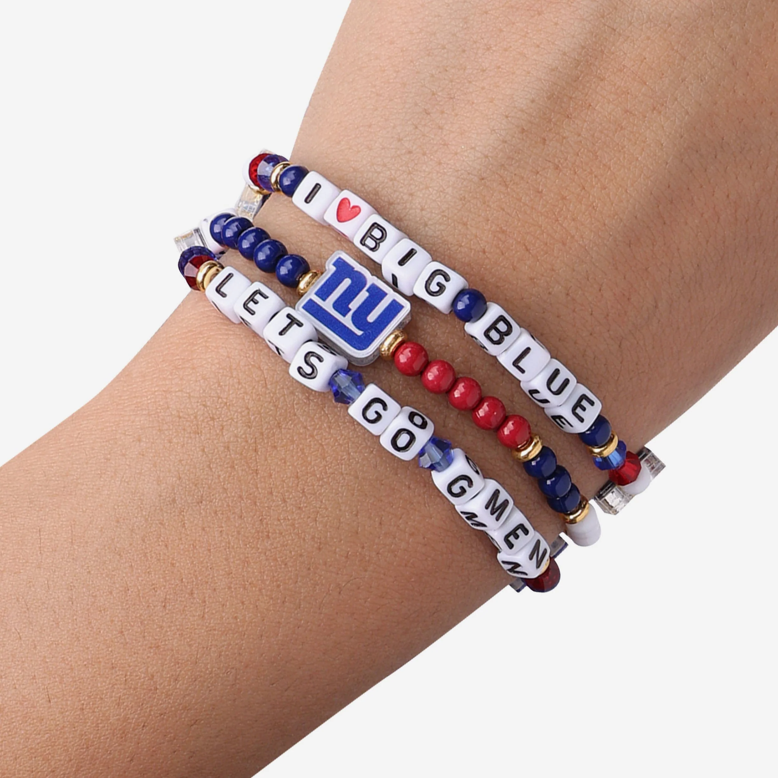 New York Giants 3 Pack Friendship Bracelet - Image 4