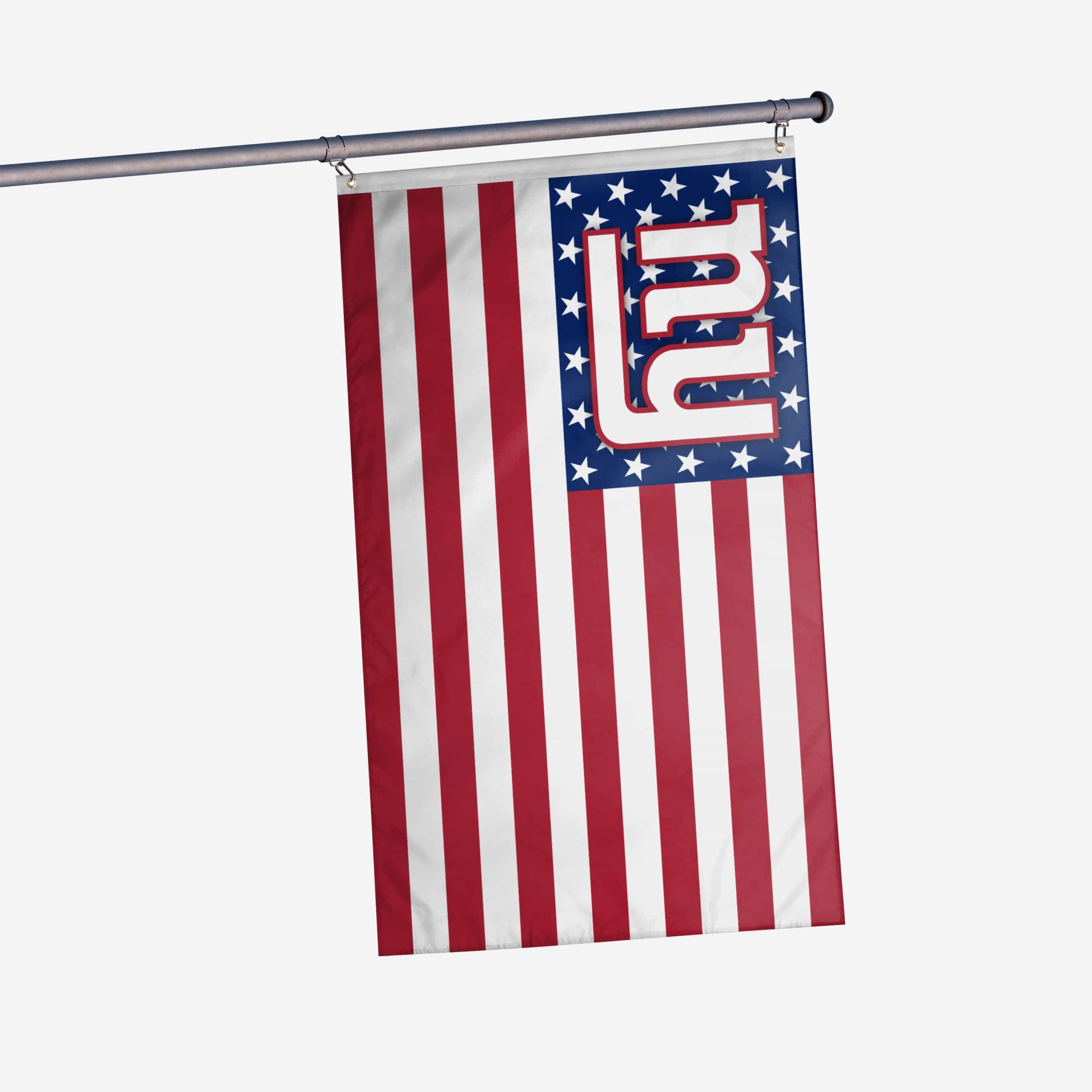 New York Giants American Stars Horizontal Flag